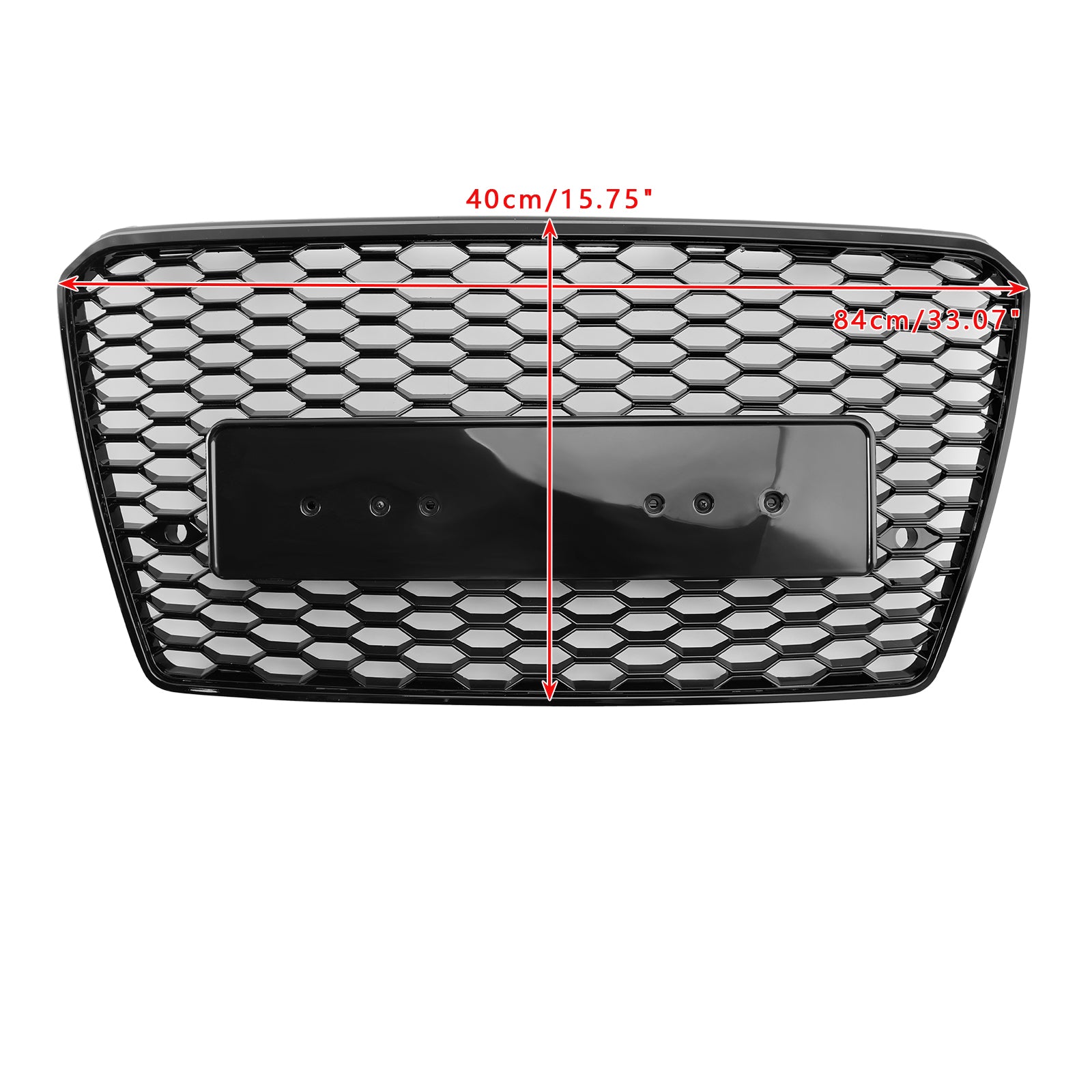 RS7 Style Honeycomb Sport Mesh Hex Grill Grille Pour Audi A7/S7 2012-2015 Black