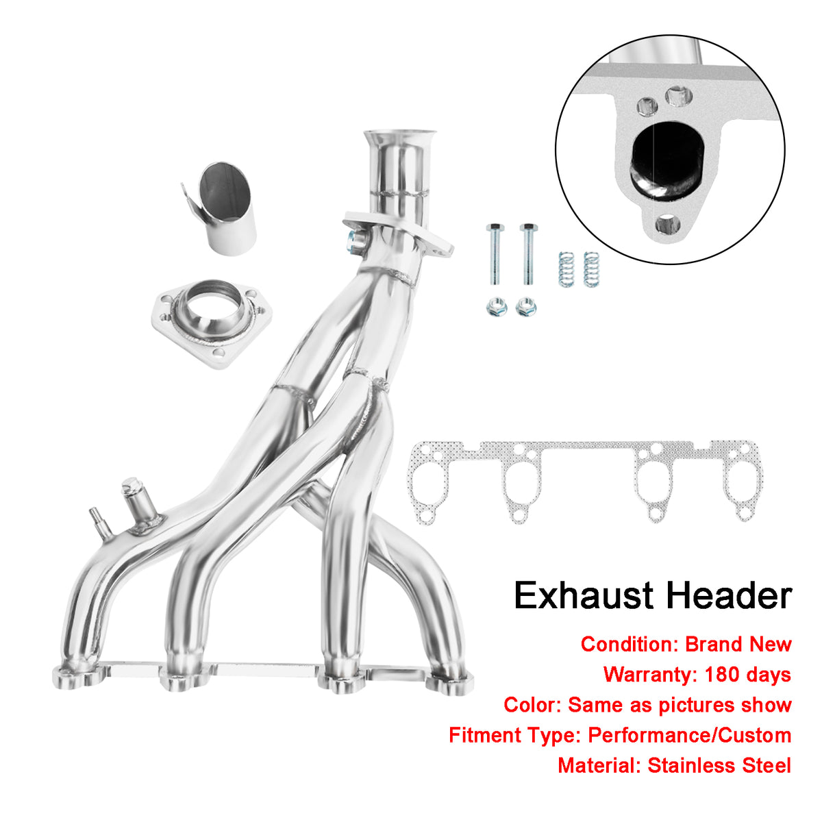 Exhaust Header pour VW Golf II III MK2 MK3 GTI Jetta 8V 1.8L 2.0L 1985-1998