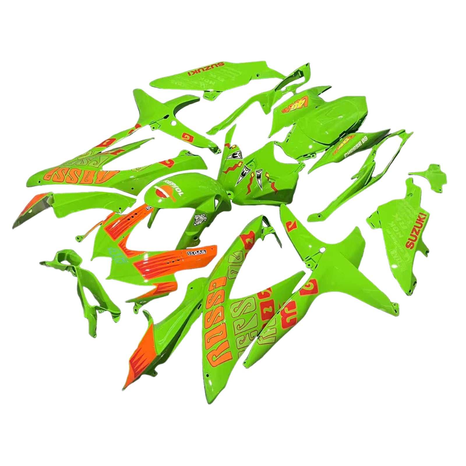 Kit di carenatura in plastica ABS per Suzuki GSXR 600/750 2008-2010 K8