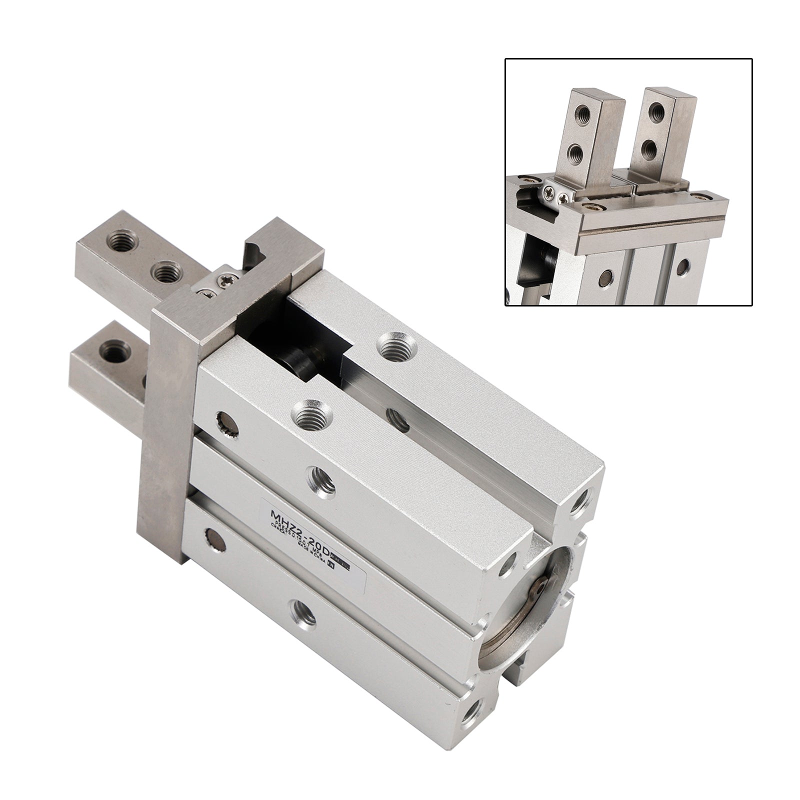 Pour vérin de pince pneumatique parallèle SMC MHZ2-20D 20 mm, alésage de pièce pneumatique