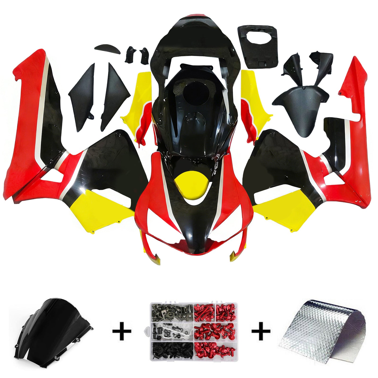 Kit de carénage par injection, carrosserie en plastique ABS pour Honda CBR600RR 2003-2004 F5