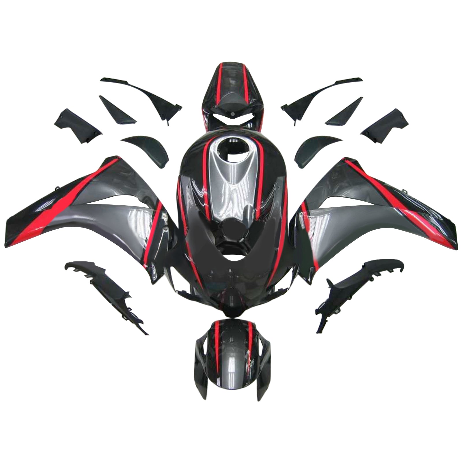 Kit de carénage injecté en plastique ABS pour Honda CBR1000RR 2008-2011