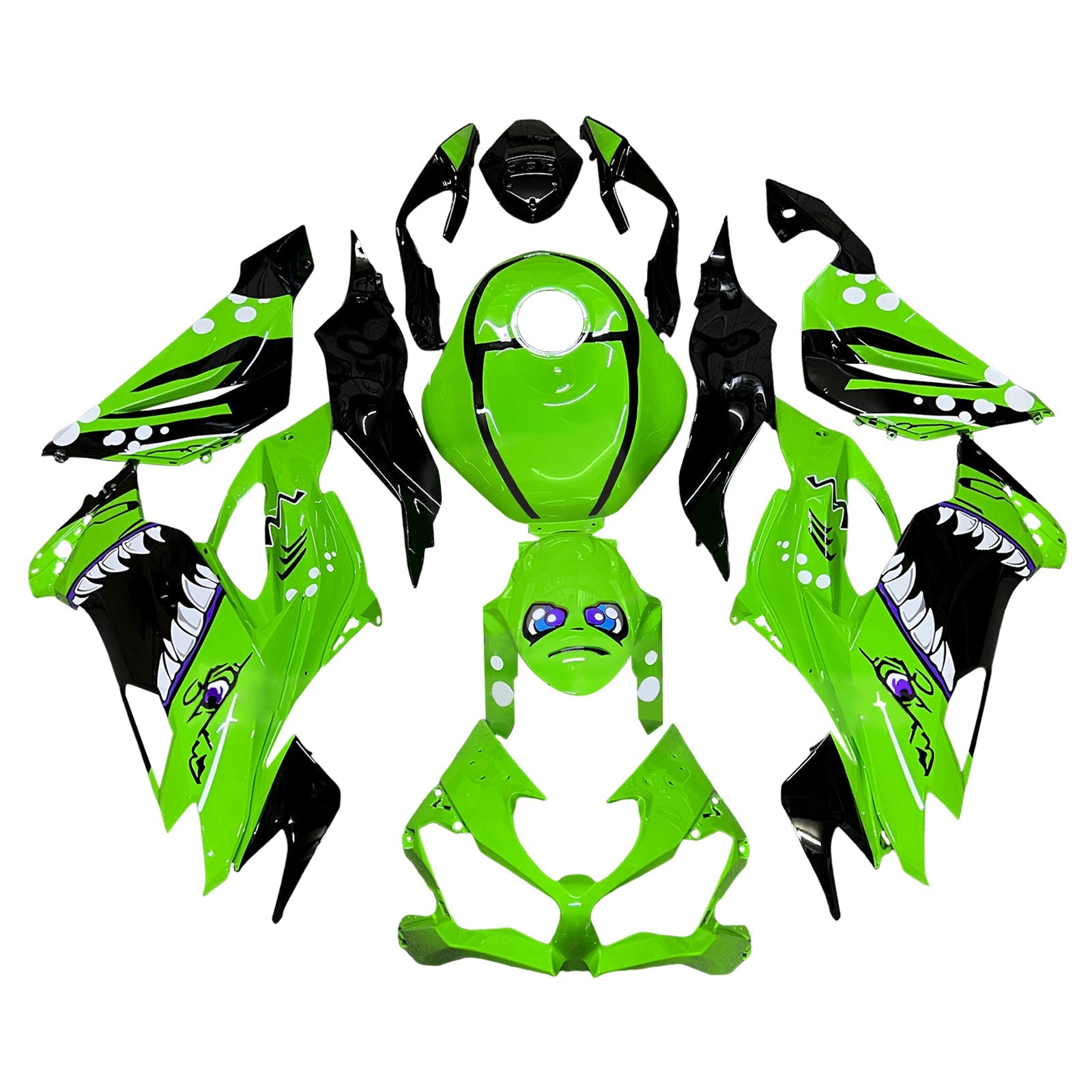 Injekcijski komplet, plastično telo ABS za Kawasaki ZX6R 2019-2023