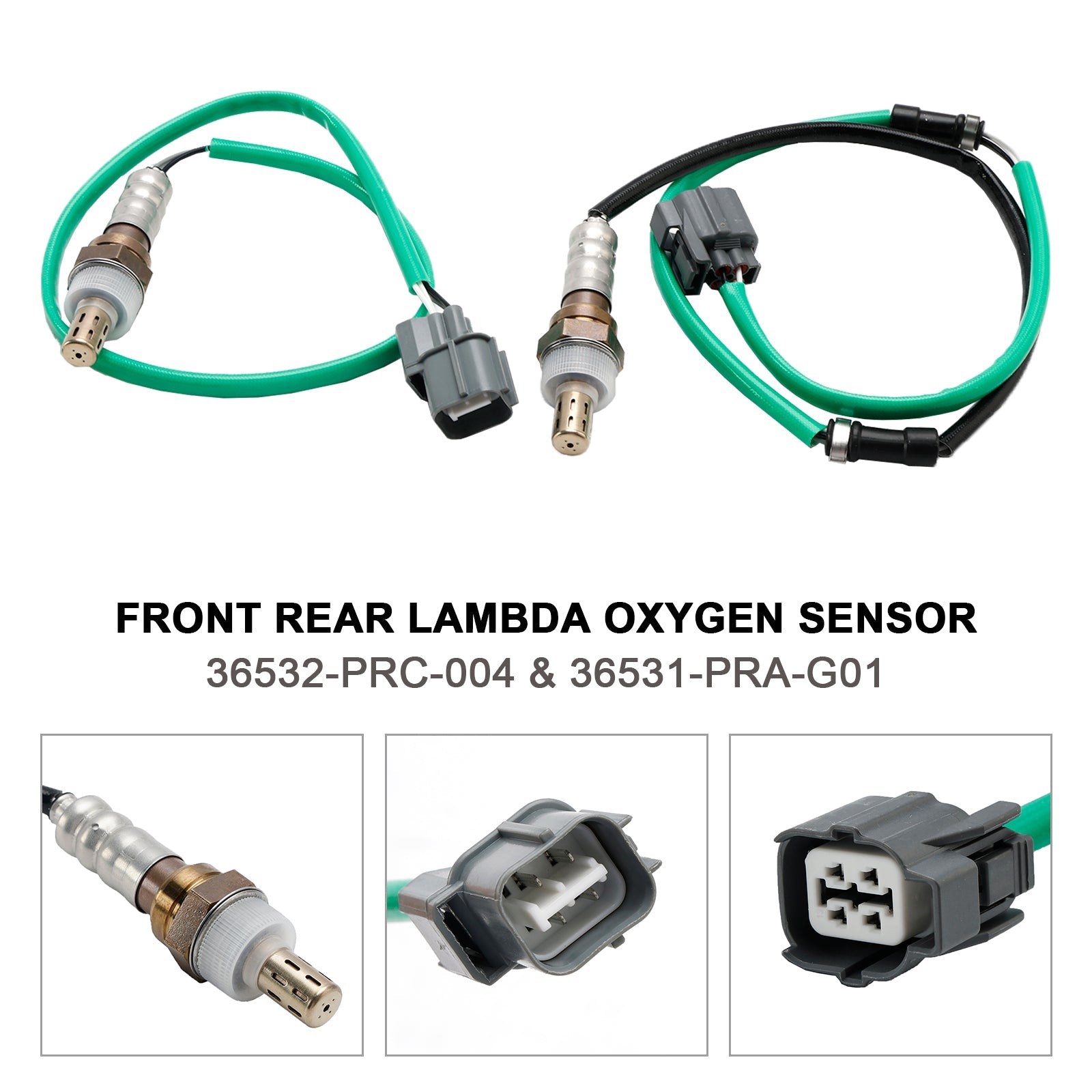 02/2002→09/2006 Honda CR-V II 2.0i 16V K20A4, K20A5 Sonde lambda à oxygène 36532-PRC-004 et 36531-PRA-G01