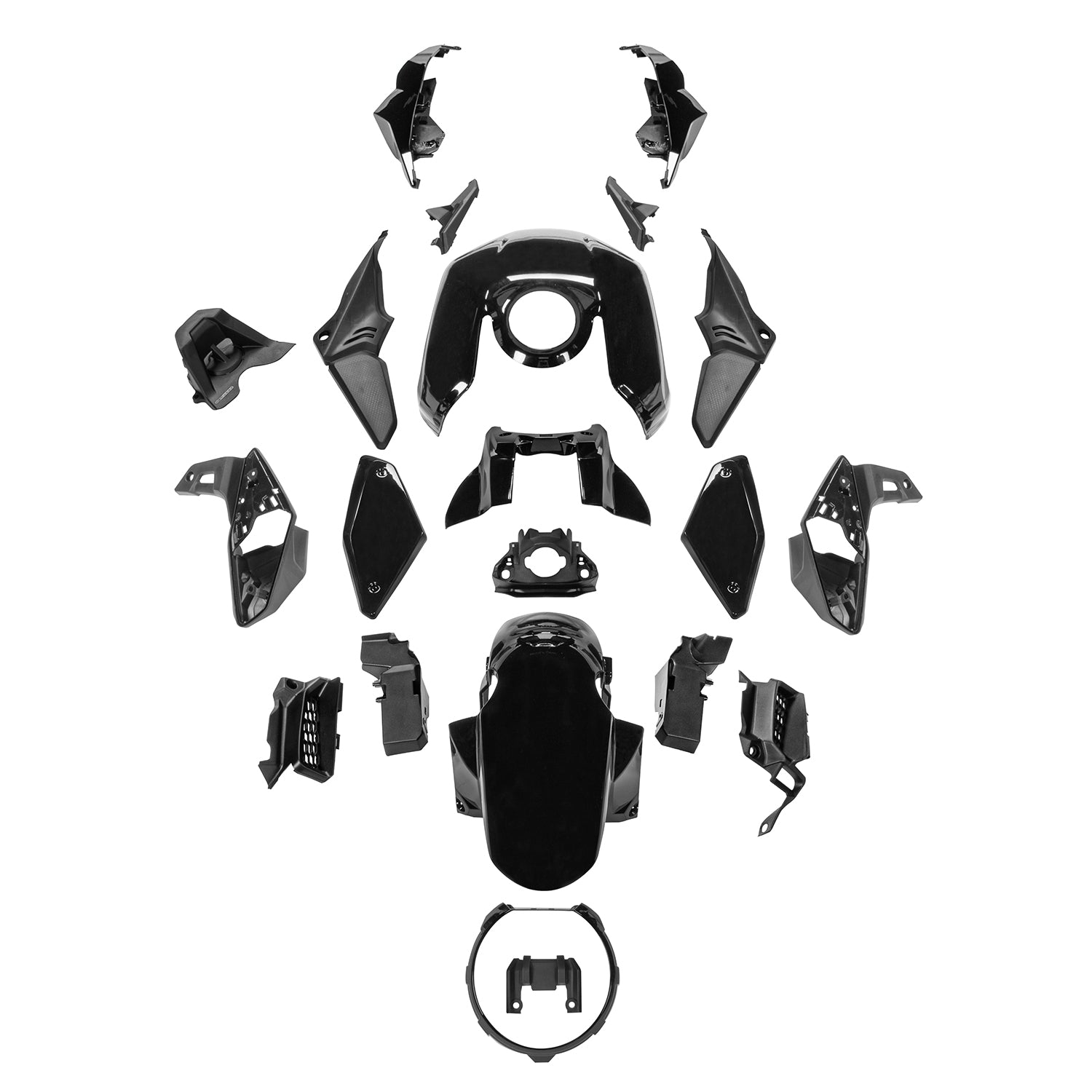 Carénage de moulage par injection en plastique ABS adapté pour Honda CB 650 R CB650R 2021-2023 01#