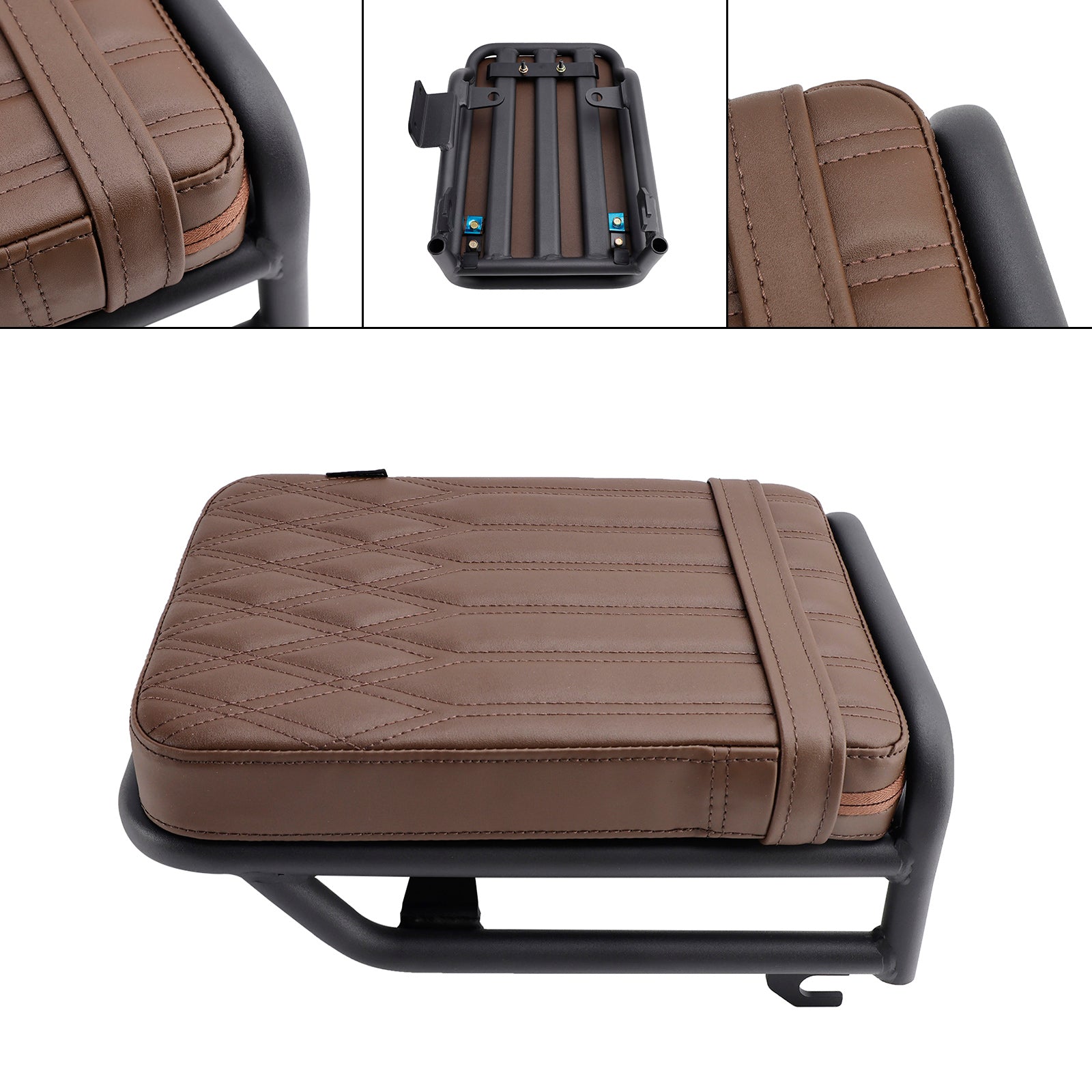 Coussin de siège passager arrière plat marron pour HONDA CT125 Huntercub 125 2020-2023