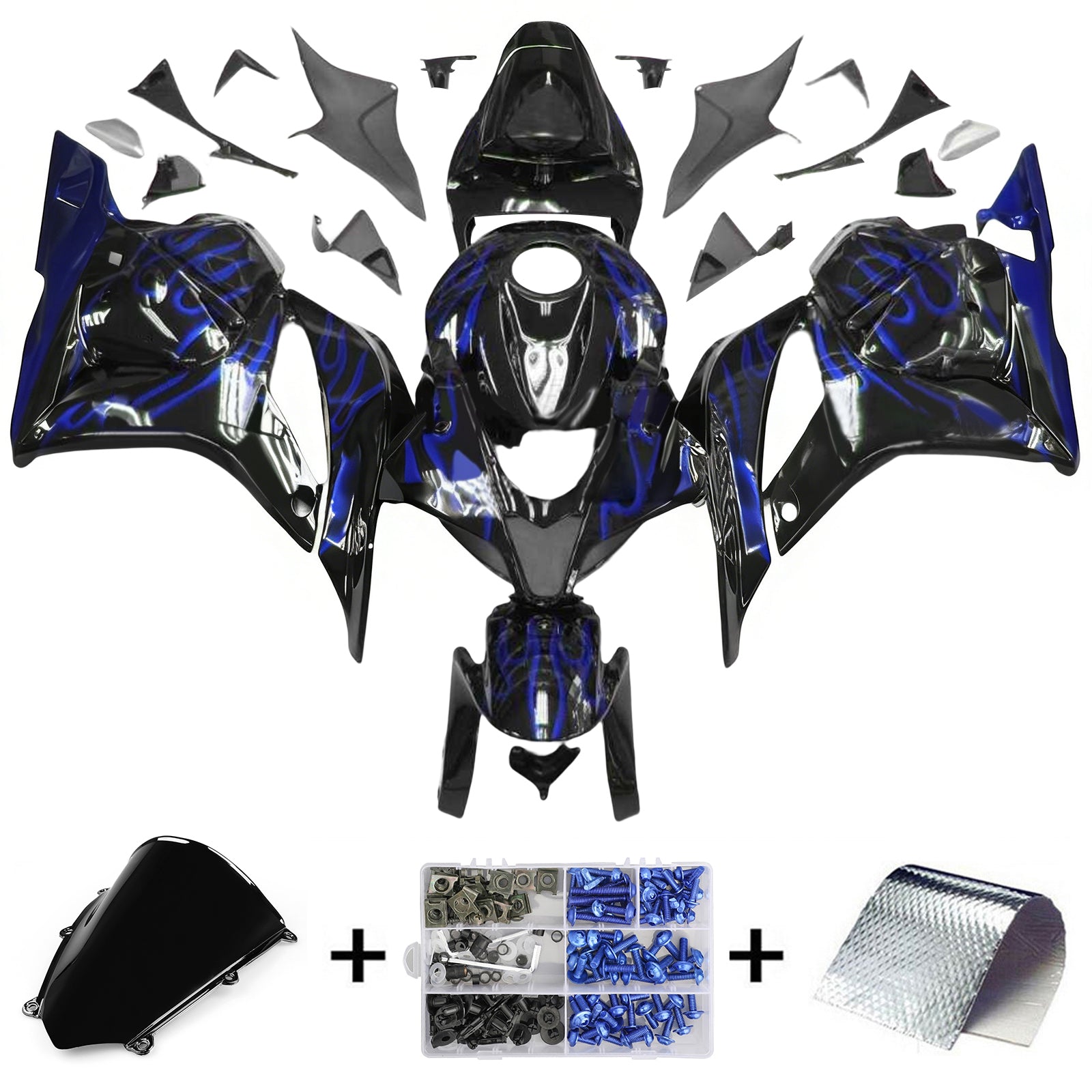 Kit de carénage à injection en plastique ABS pour Honda CBR600RR 2009-2012 F5