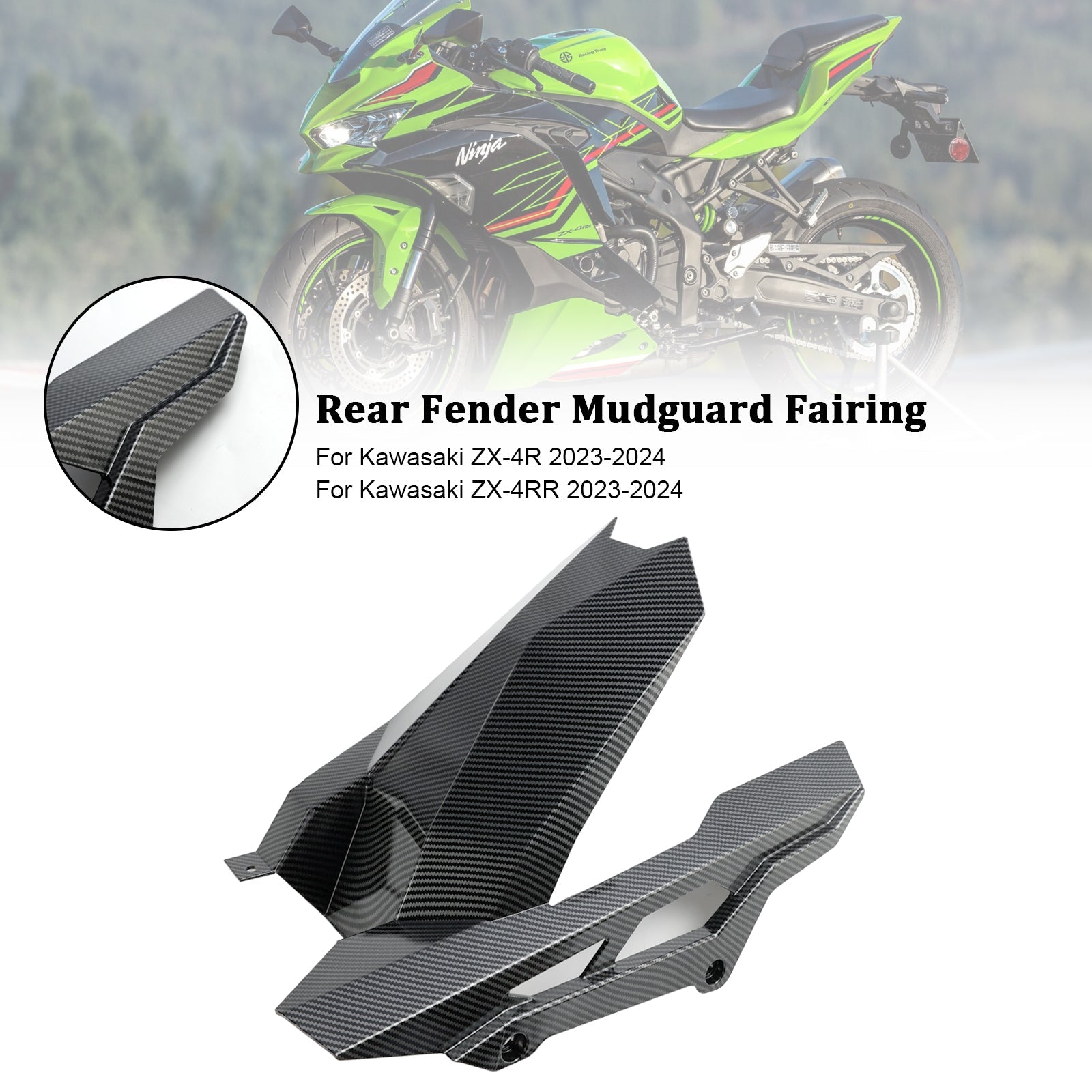 Tylna siatka z tyłu dla Kawasaki ZX-4R 2023-2024