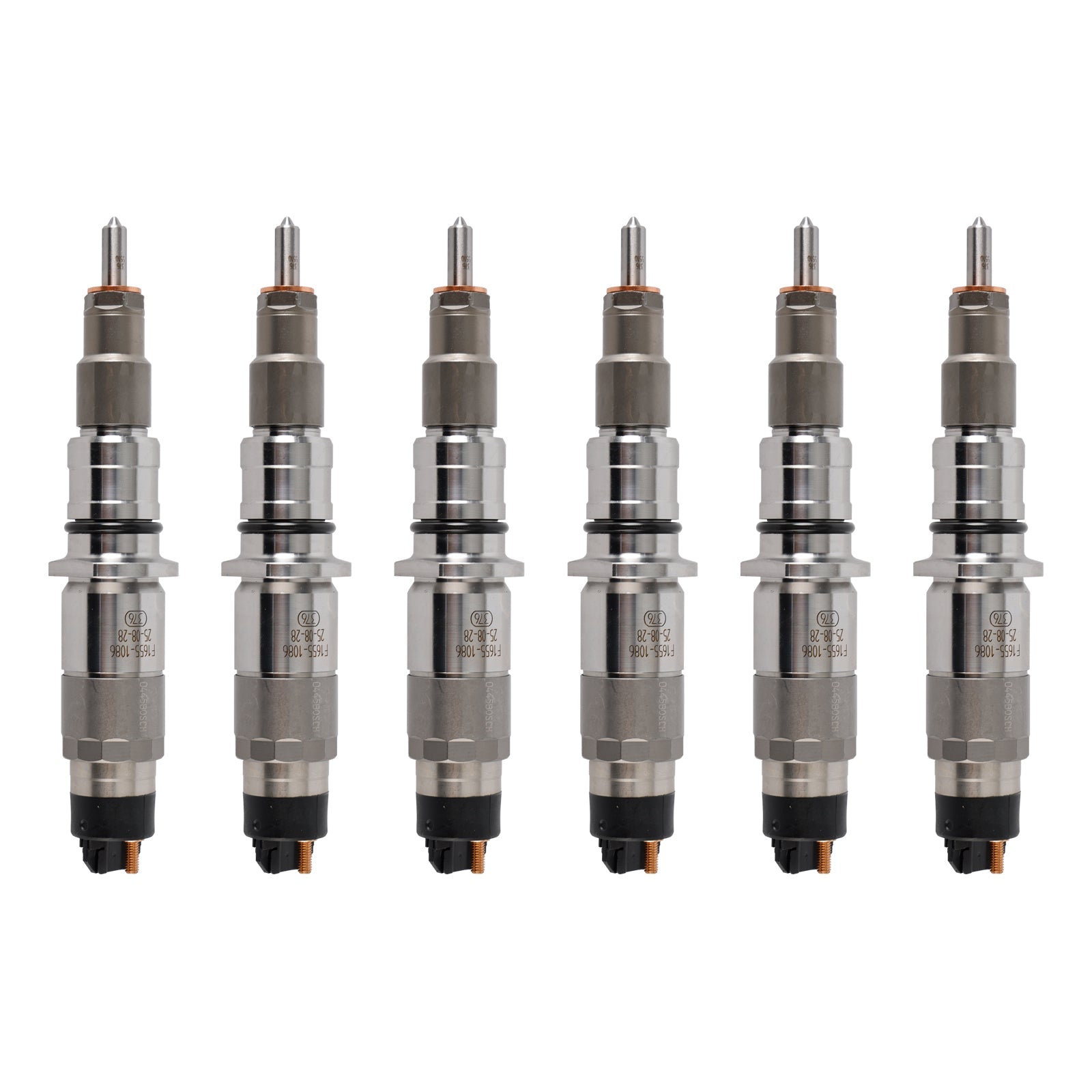 6 injecteurs de carburant pour moteur Komatsu PC200-8 Cummins QSB6.7 0445120231 5263262