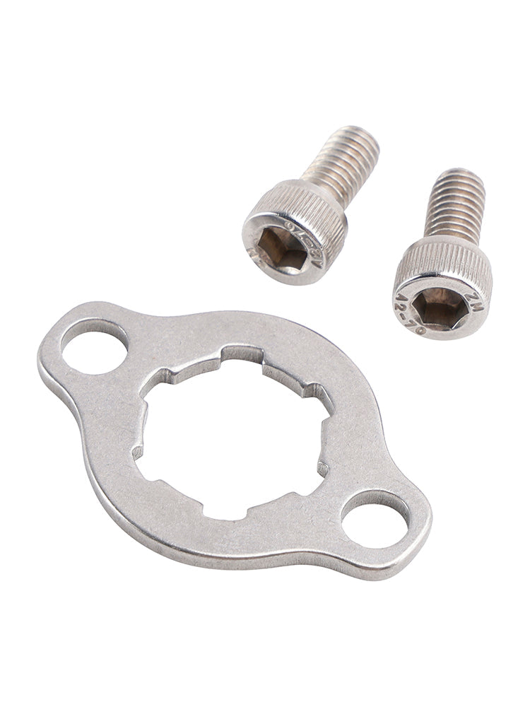 Kit di piastra di ritenzione del timpano anteriore per Yamaha DT125 SR125 TZR125 SR125 1982-2000