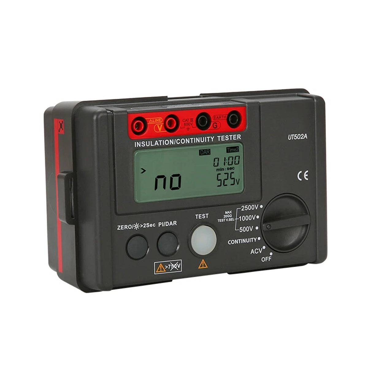 UT502A 2500V isolatie- en aardweerstandstester Megohmmeter voltmeter