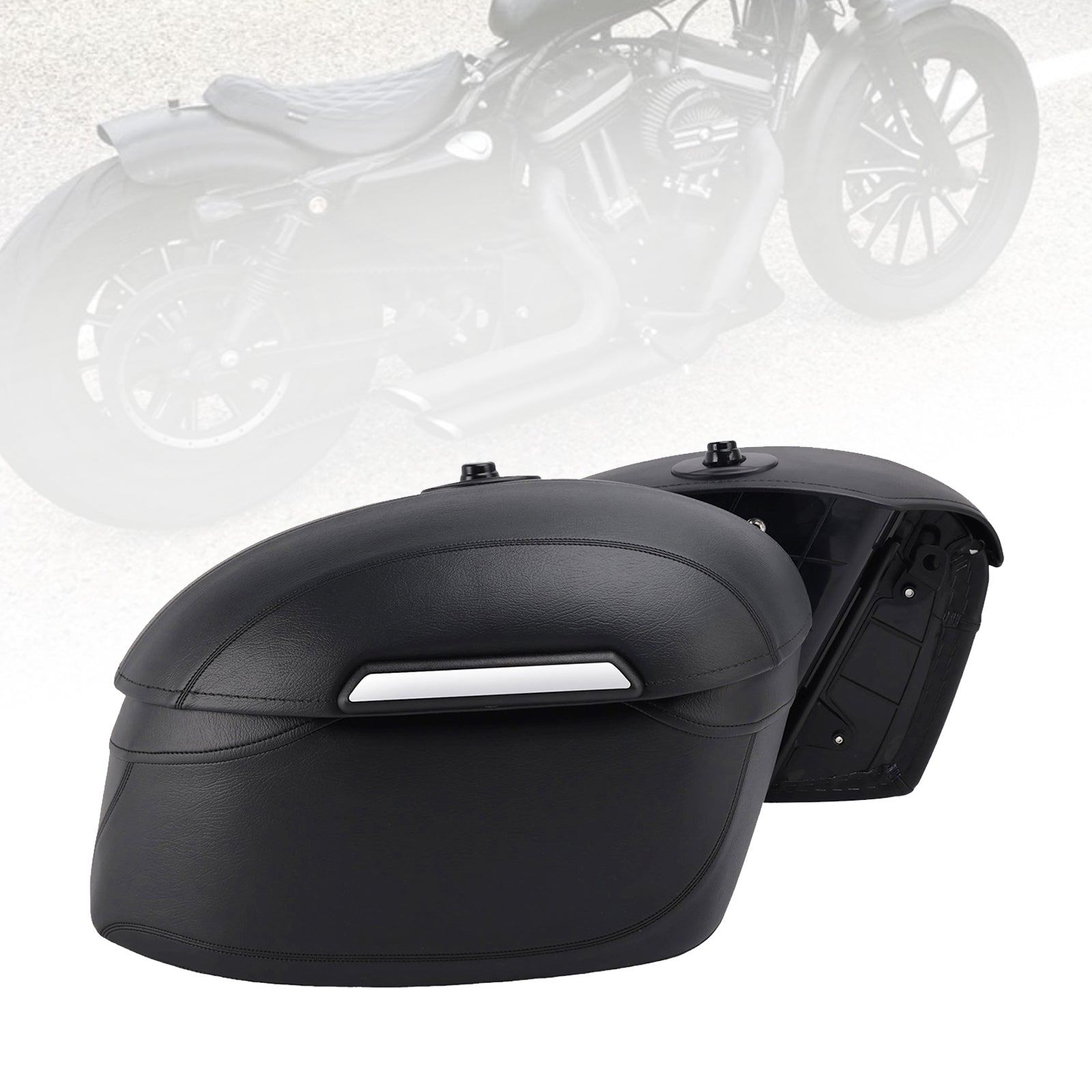 Support de sacoche noir pour Sportster 883 1200 X48 (2004-2025)