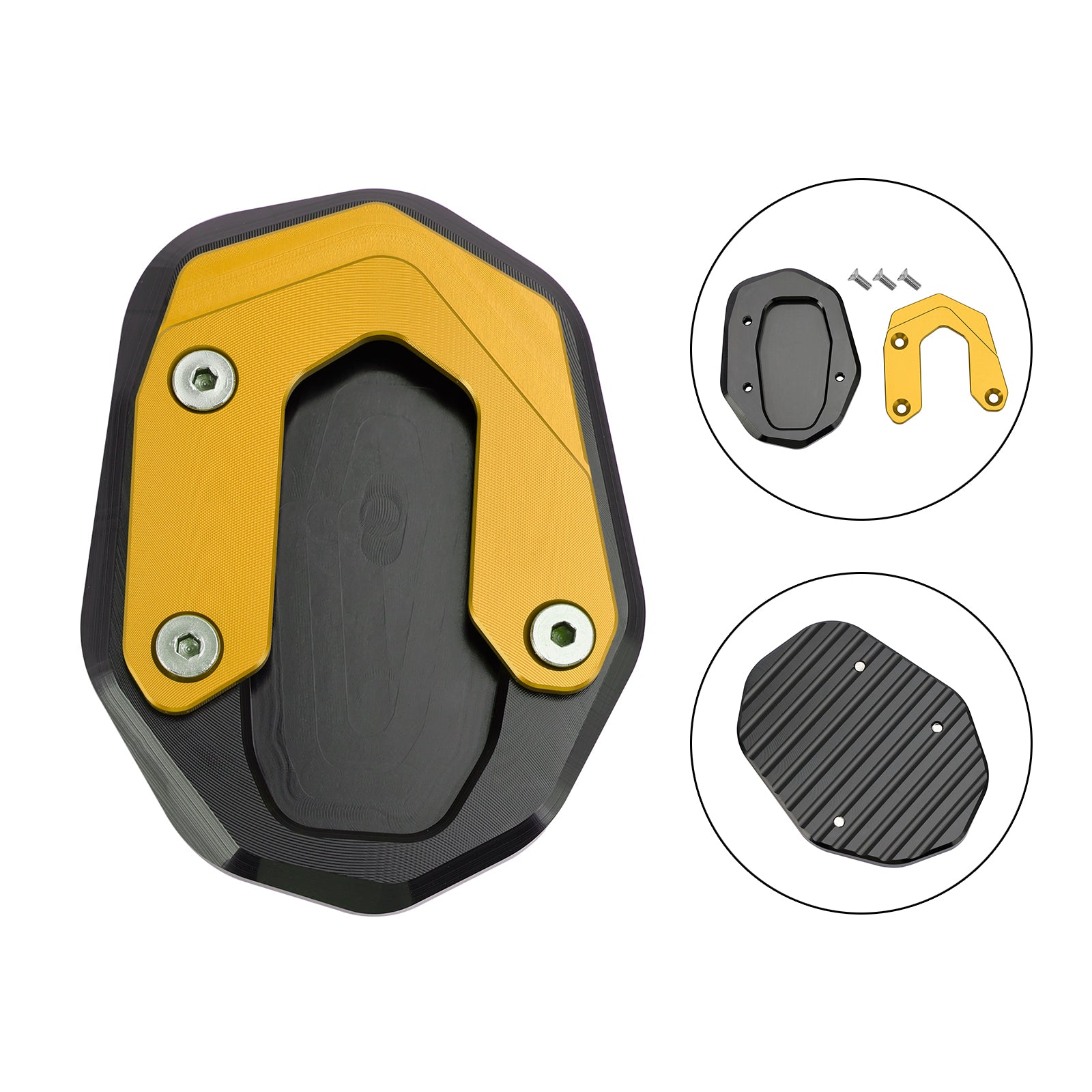 Ampliar Placa de extensión de caballete lateral para Ducati Scrambler 800/1100 15-20