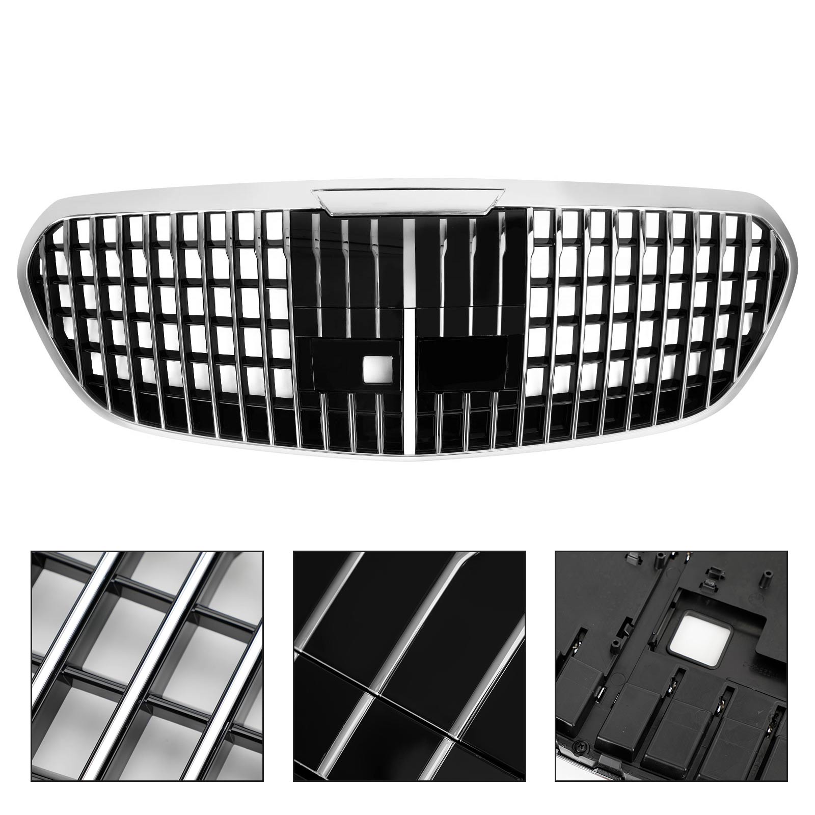 Griglia anteriore in stile Maybach per Mercedes Benz Classe S W223 S450L S500 S580 2021+