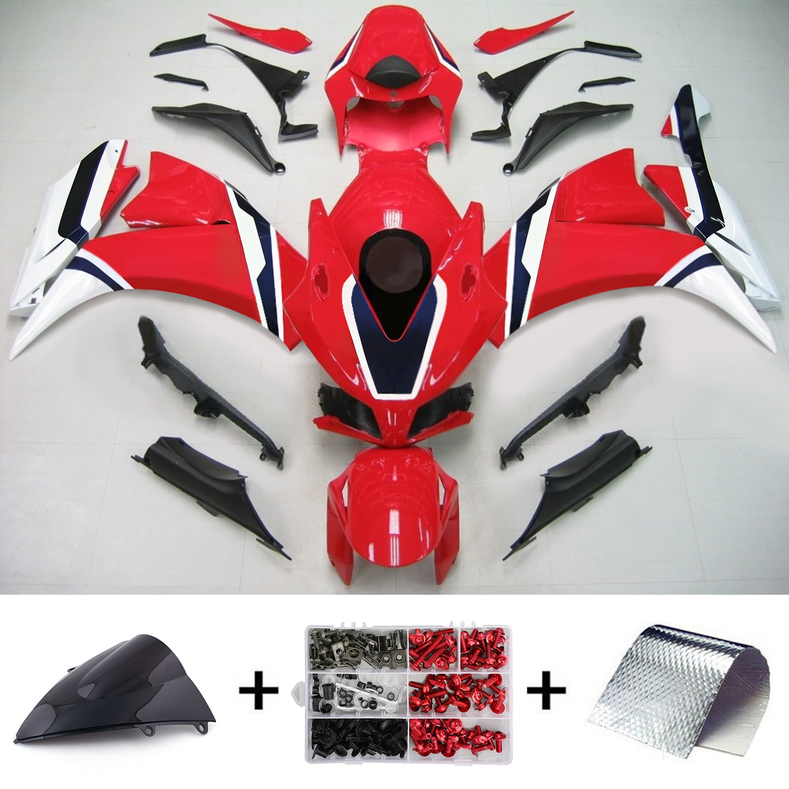 Injection carénage kit carrosserie plastique ABS pour Honda CBR1000RR 2012-2016