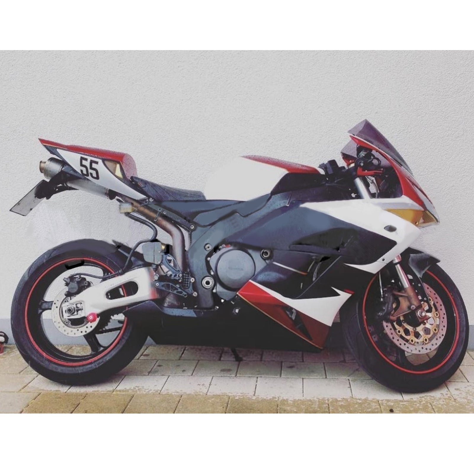 Kit de carénage par injection, carrosserie en plastique ABS pour Honda CBR1000RR 2004-2005