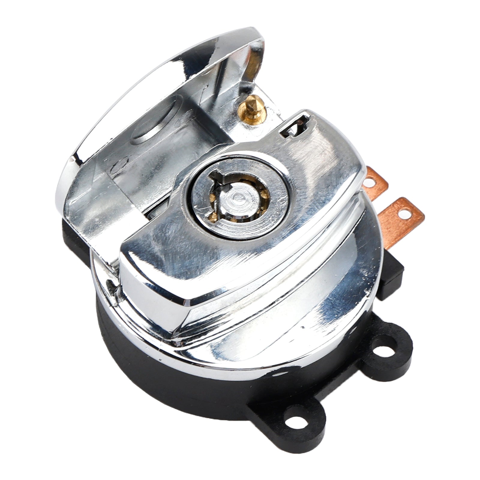 Schakelaar d&Chromen contactsleutels voor Dyna FXDWG 96-10 Softail FXST FLST 00-10