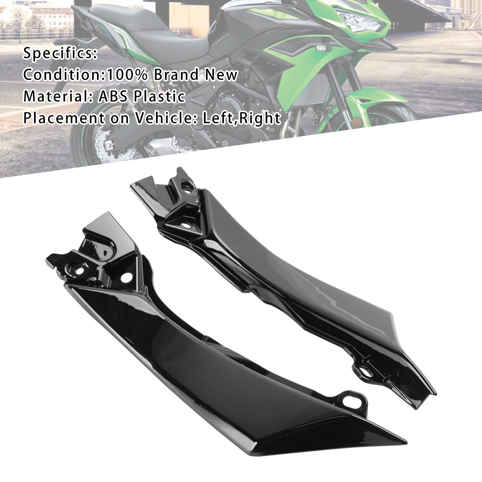 Panneau de carénage de siège latéral pour Kawasaki Versys 650 KLE650 2022-2024