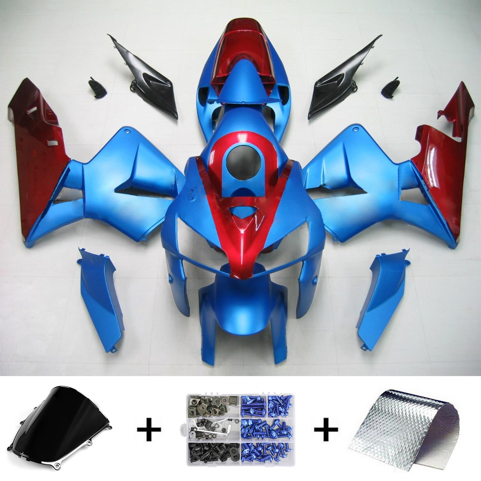 Kit de carénage par injection, carrosserie en plastique ABS pour Honda CBR600RR 2005-2006 F5