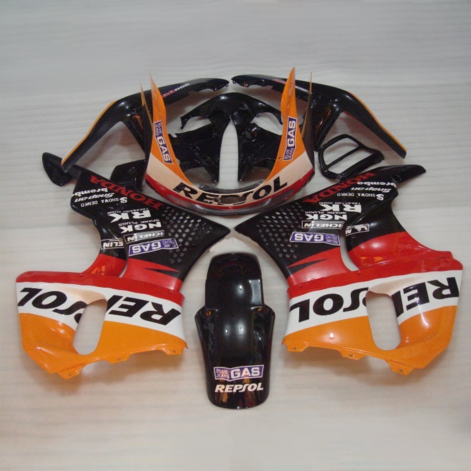 1996-1997 Honda CBR900RR 893 Kit carenatura iniezione plastica ABS carrozzeria