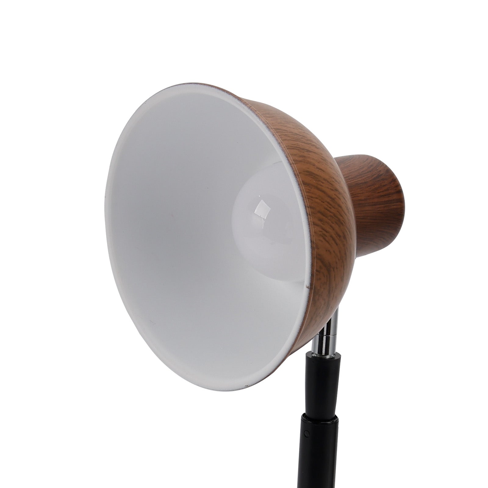 Przyciemniana czarna lampa stołowa i podłogowa LED, regulowana, w 3 kolorach, idealna do salonu lub biura.