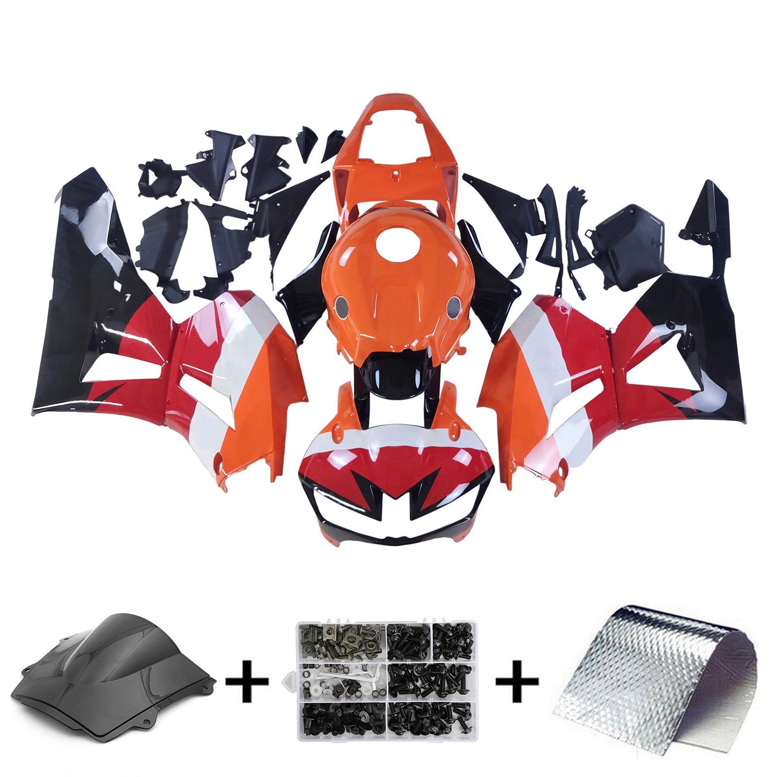 Injection carénage Kit carrosserie plastique ABS fit pour Honda CBR600RR 2013-2026