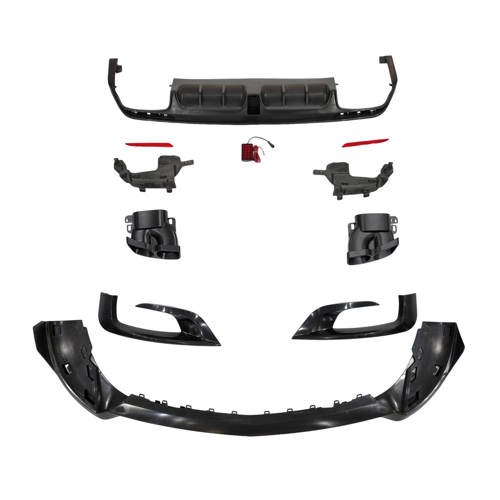 Kit carrosserie B700 pour pare-chocs avant compatible avec Mercedes-Benz Classe S W222 S500 S600 (2014-2017).