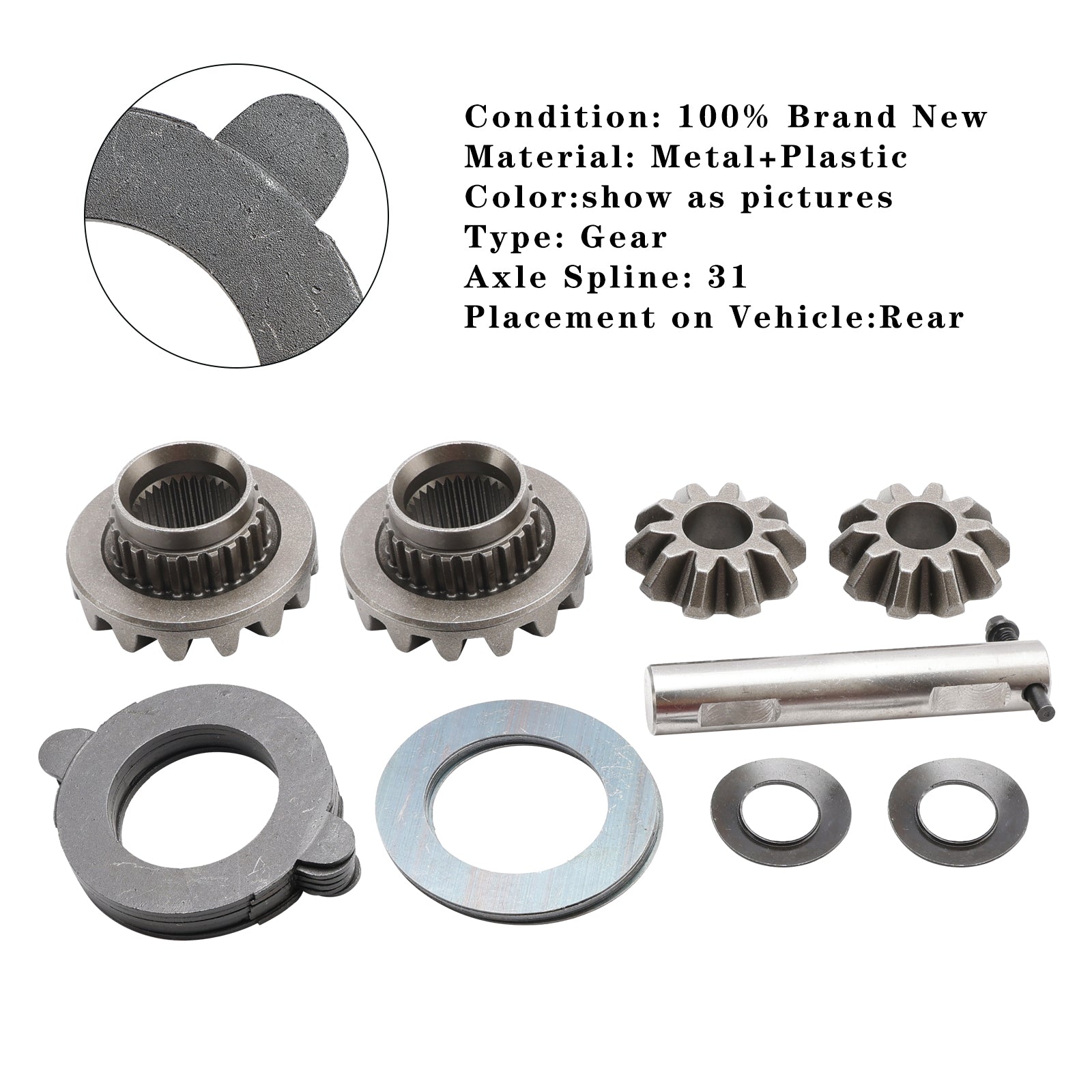 POS POSE TRACLOK 8.8 "" Kit de embrague con engranajes LSD Spider para Ford 8.8 "" Camión trasero