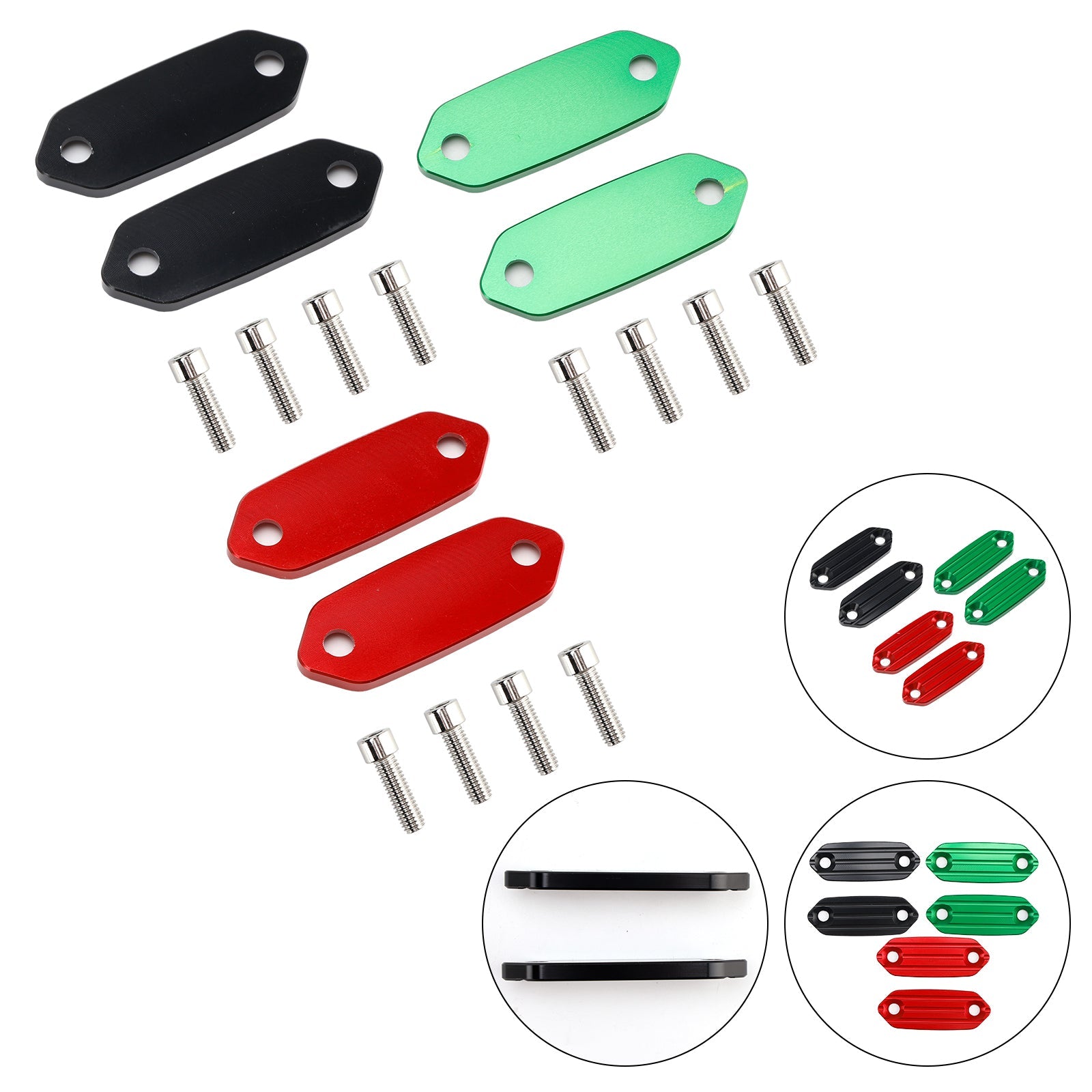 Placa de bloque de espejo retrovisor para Kawasaki Ninja 300 250 400 125 ZX6R 636