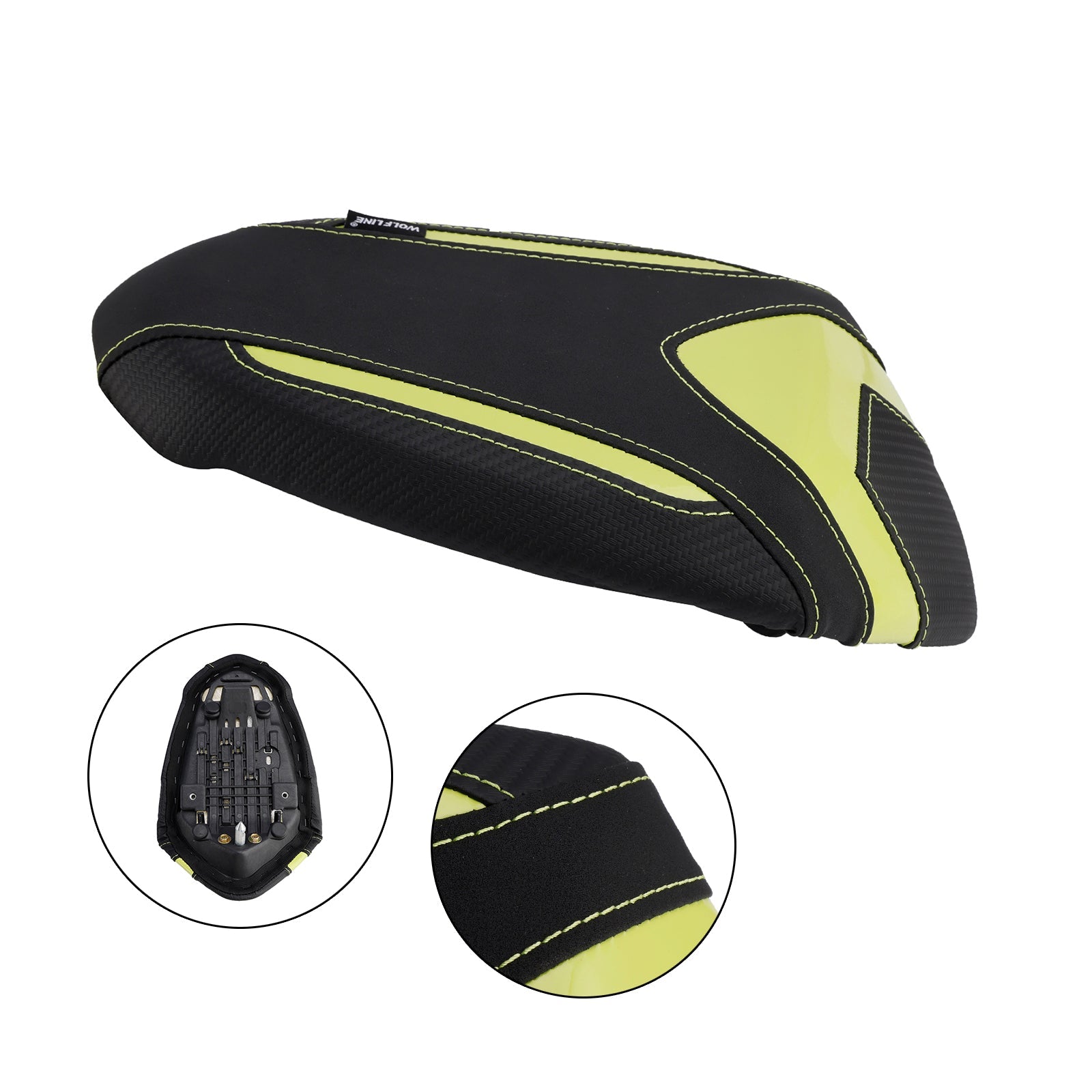 Coussin de siège passager arrière plat en polyuréthane pour Triumph Street Triple 765 765S 765R 2019-2024