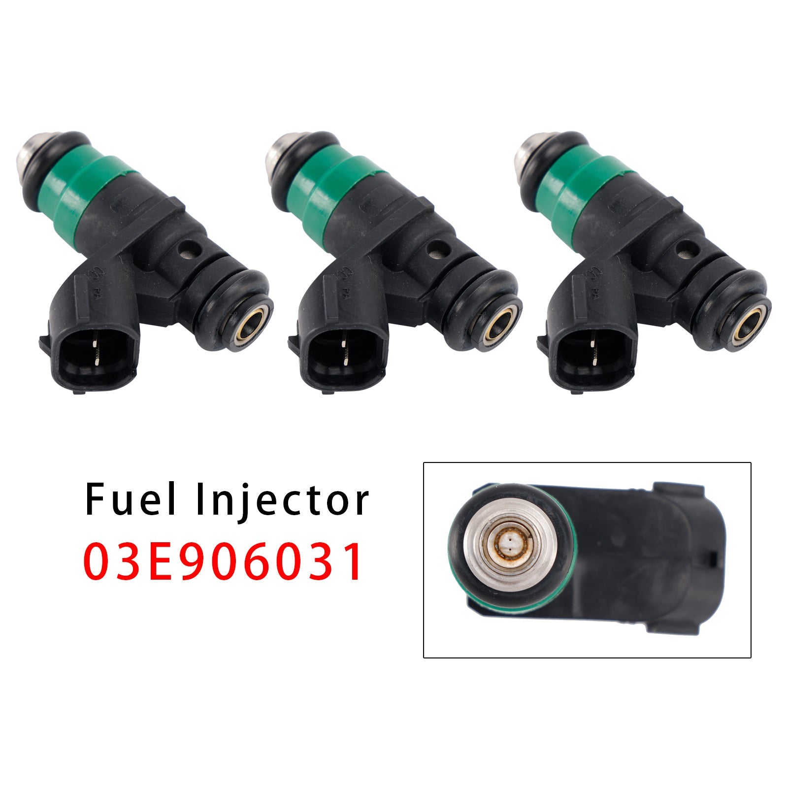 3 injecteurs de carburant pour VW Polo, Seat Cordoba, Toledo, Skoda Fabia 1.2 03E906031