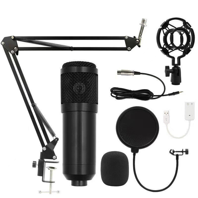 Microphone à condensateur USB BM800 pour PC, kit microphone de studio pour le chant et le streaming