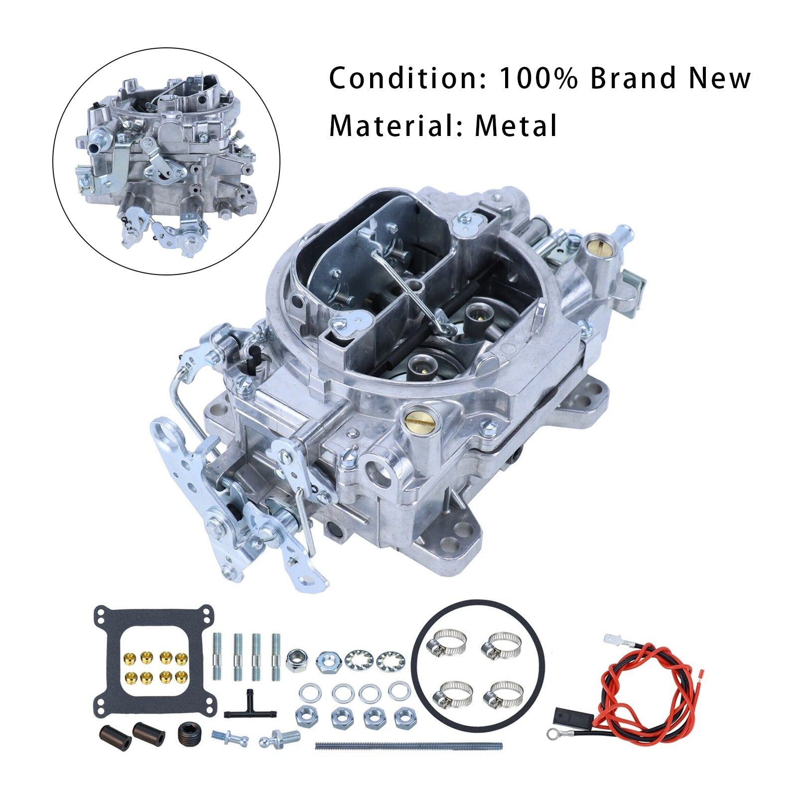 Carburateur Edelbrock 4 barils 1404 starter manuel 500 CFM