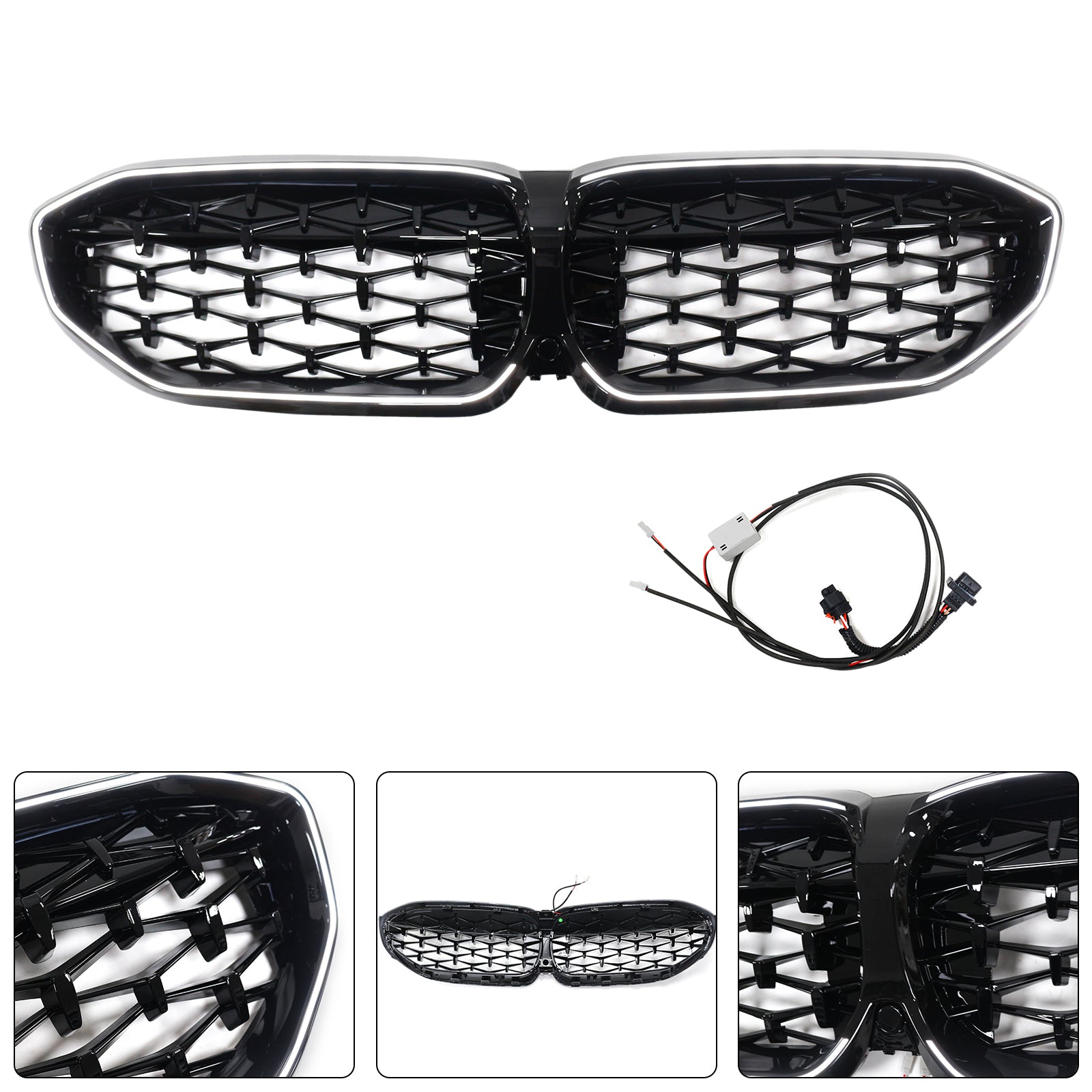 Grille de calandre Diamond Kidney pour BMW Série 3 G20 2019-2022 51138072085