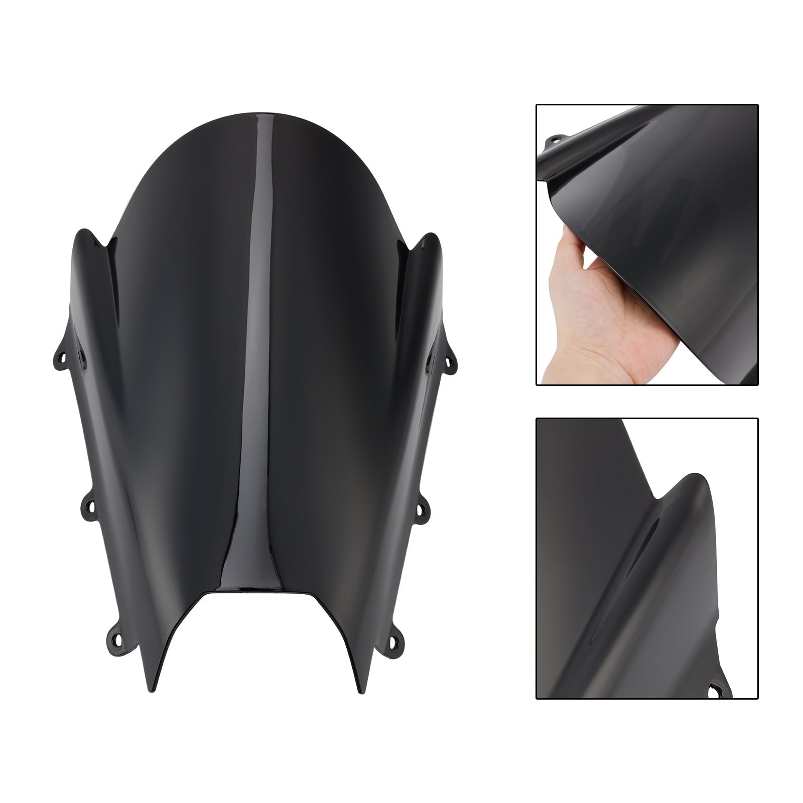 Windscherm compatibel met Suzuki GSX-8R 2024-2025 zwart