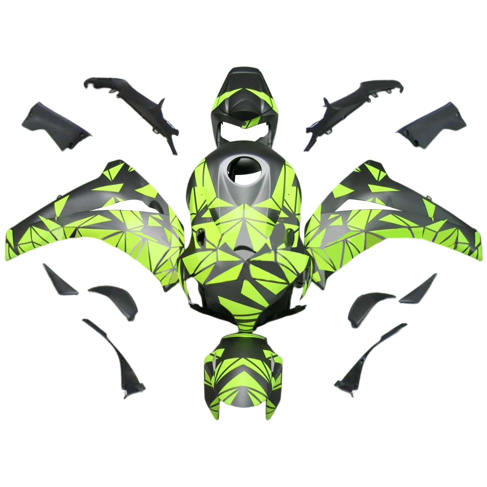 Kit de carénage injecté en plastique ABS pour Honda CBR1000RR 2008-2011
