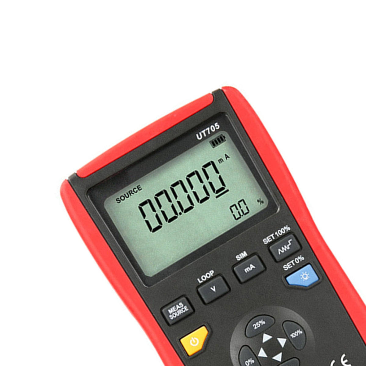Calibrateur de boucle monofonction UT705, écran LCD rétroéclairé, tension/courant continu 24 V