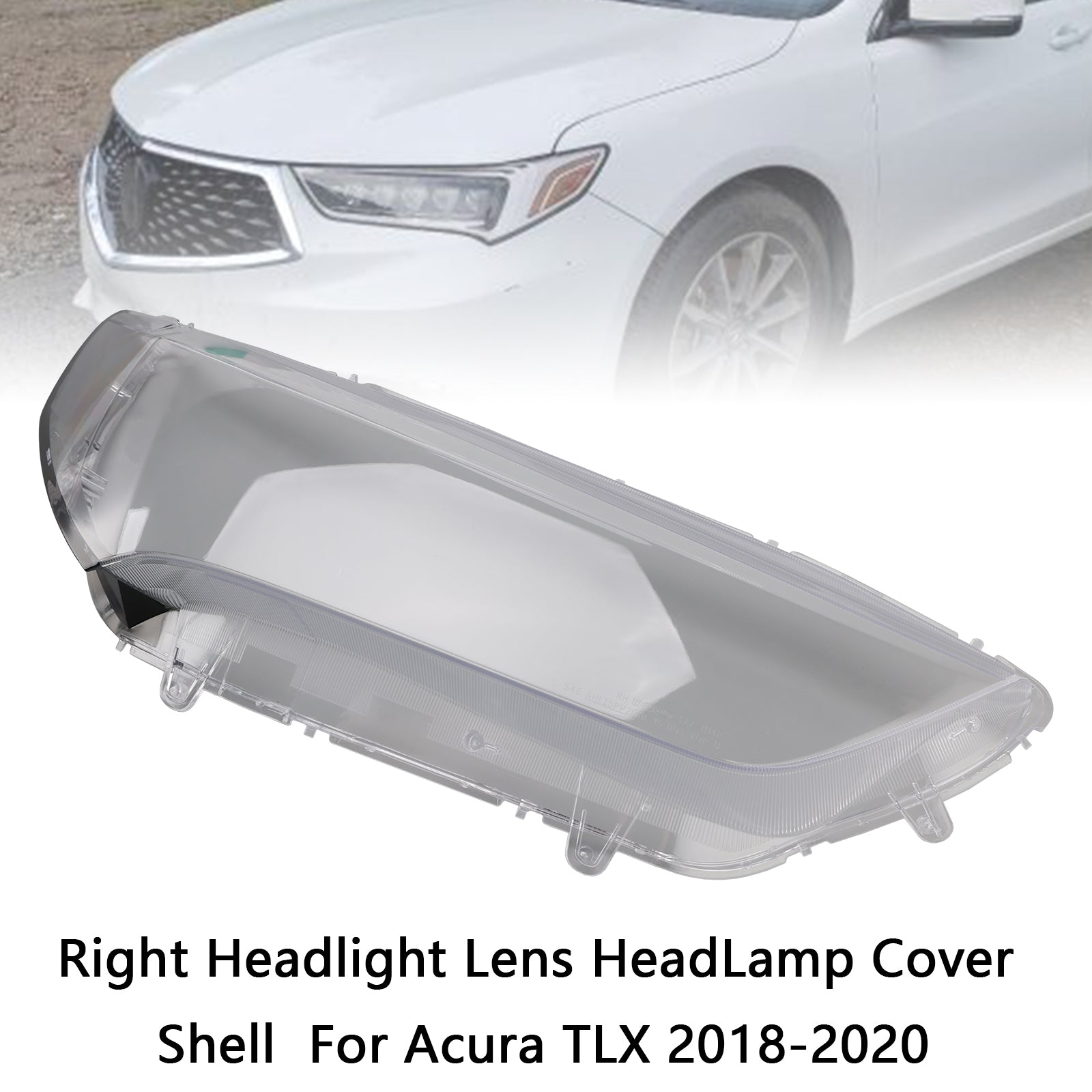 Coque de protection pour phare droit Acura TLX 2018-2020