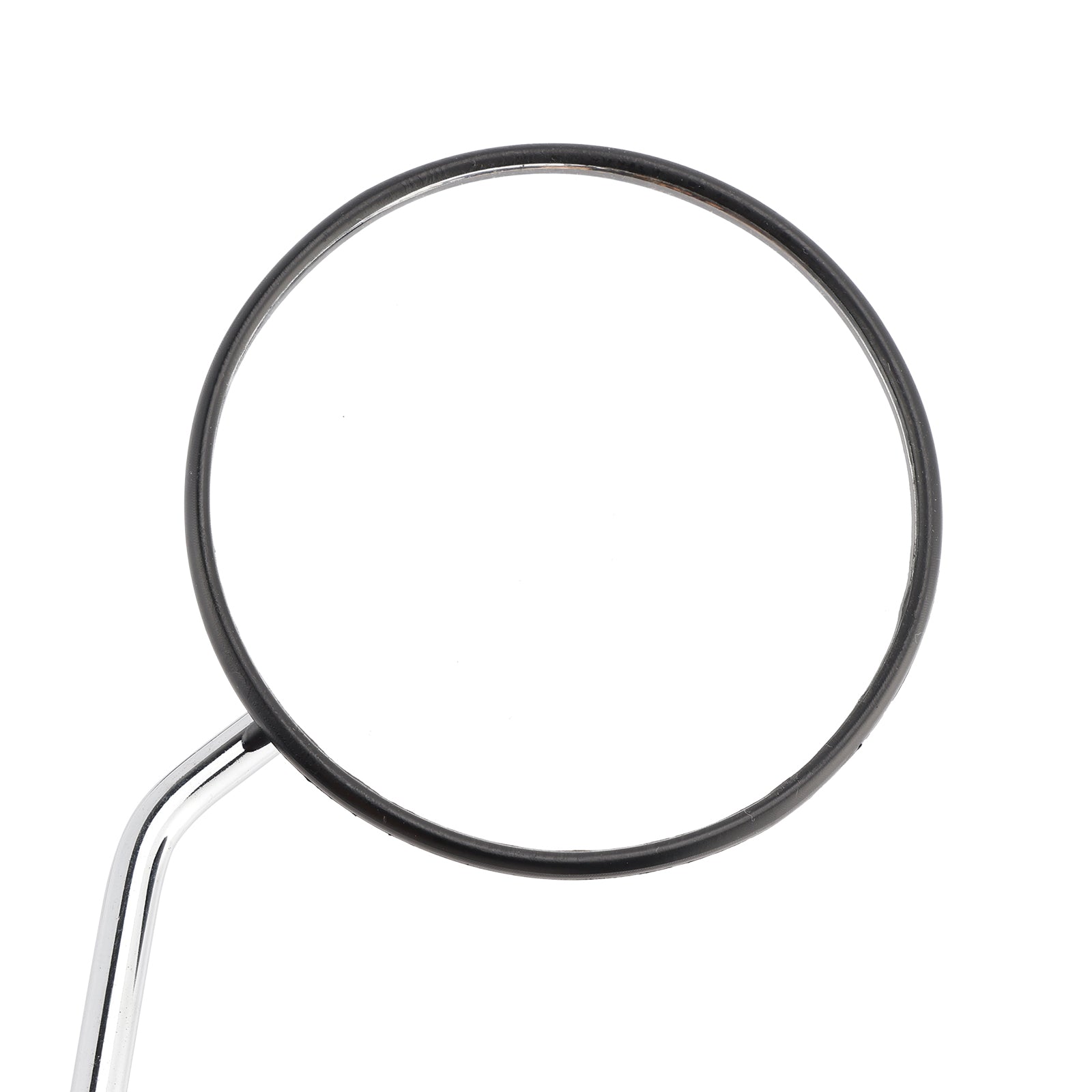 Črno okroglo ogledalo z 8 mm kromirano roko za Honda NA/NC/NN/NQ/NX/PA/TG50 C70 C70