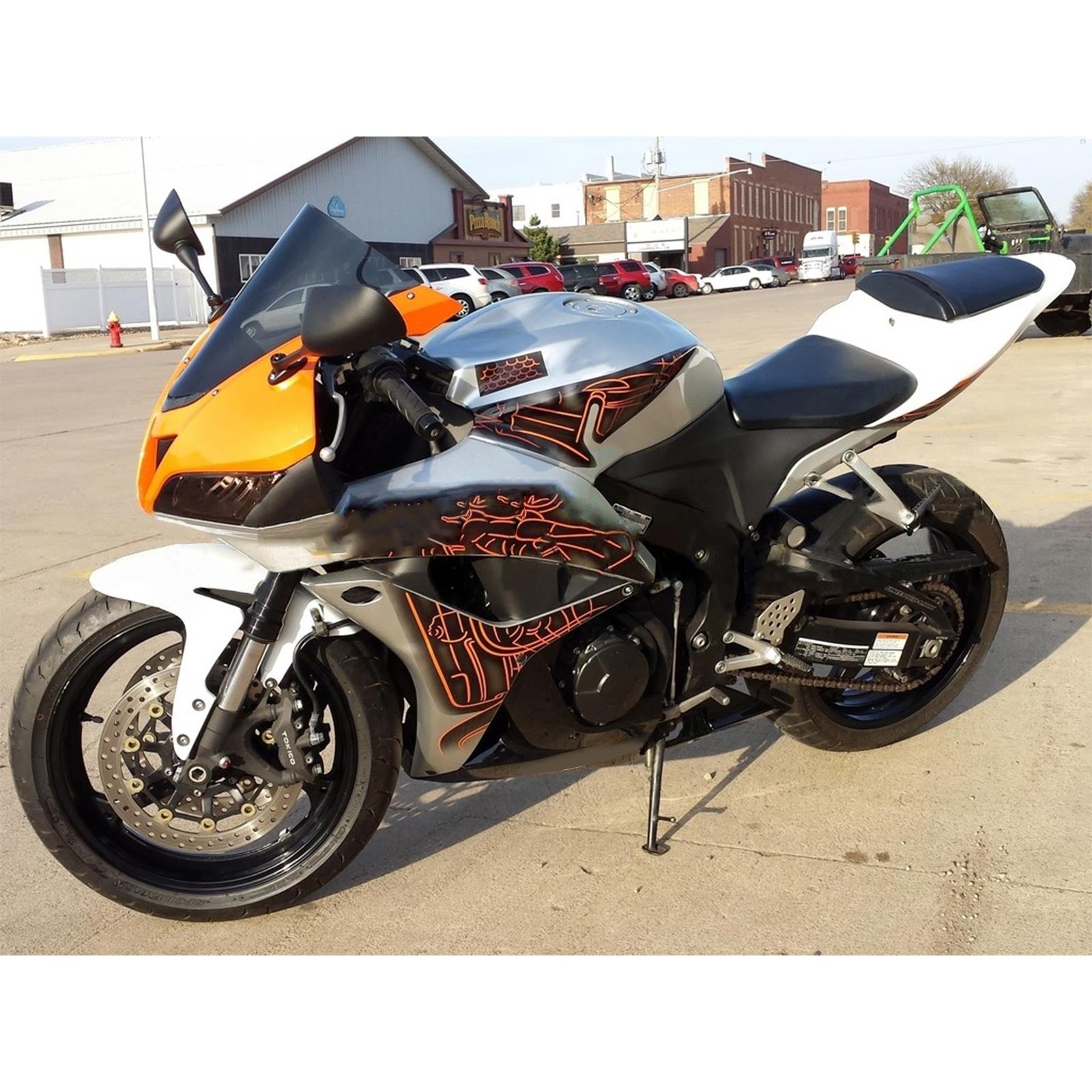 Kit de carénage par injection, carrosserie en plastique ABS pour Honda CBR600RR 2007-2008 F5