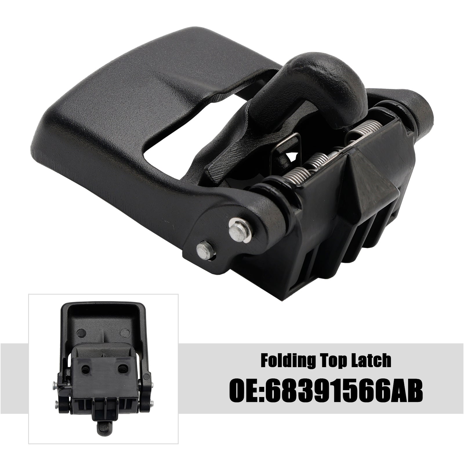 Pestillo superior abatible 68391566AB para Jeep Wrangler Jl Gladiator 2018-2024