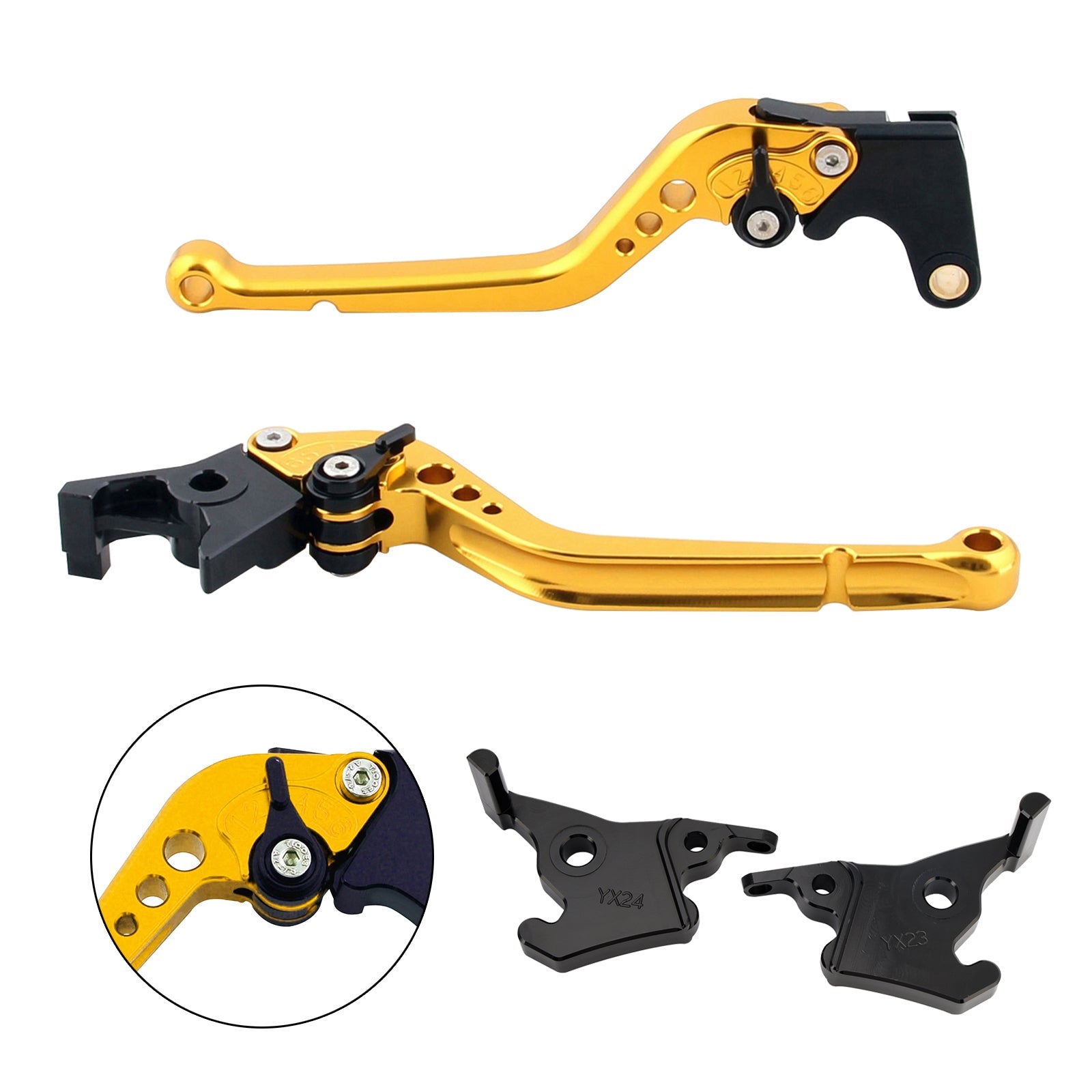 Levier d'embrayage et de frein long pour YAMAHA XMAX 300 (2023-2025)