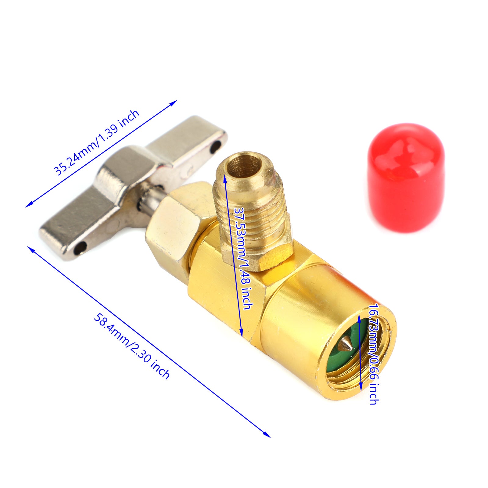 A/C Universel Ouvre Bouteille Outil Réfrigérant Robinet Valve R134A Connecteur