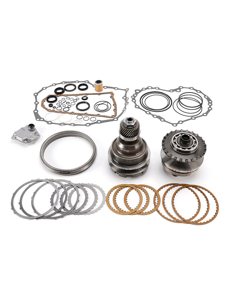 Poulie de transmission CVT 25 dents avec courroie et chaîne et kit de réparation pour Nissan Rogue L4 2.5L (moteur QR25DE) AWD (2009-2012) RE0F10A JF011E