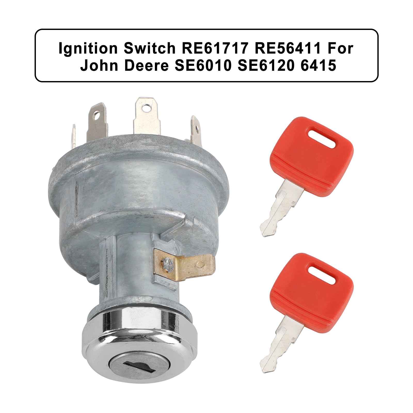 Interrupteur D'Allumage Avec Clés RE61717 Pour John Deere SE6010 SE6120 6415