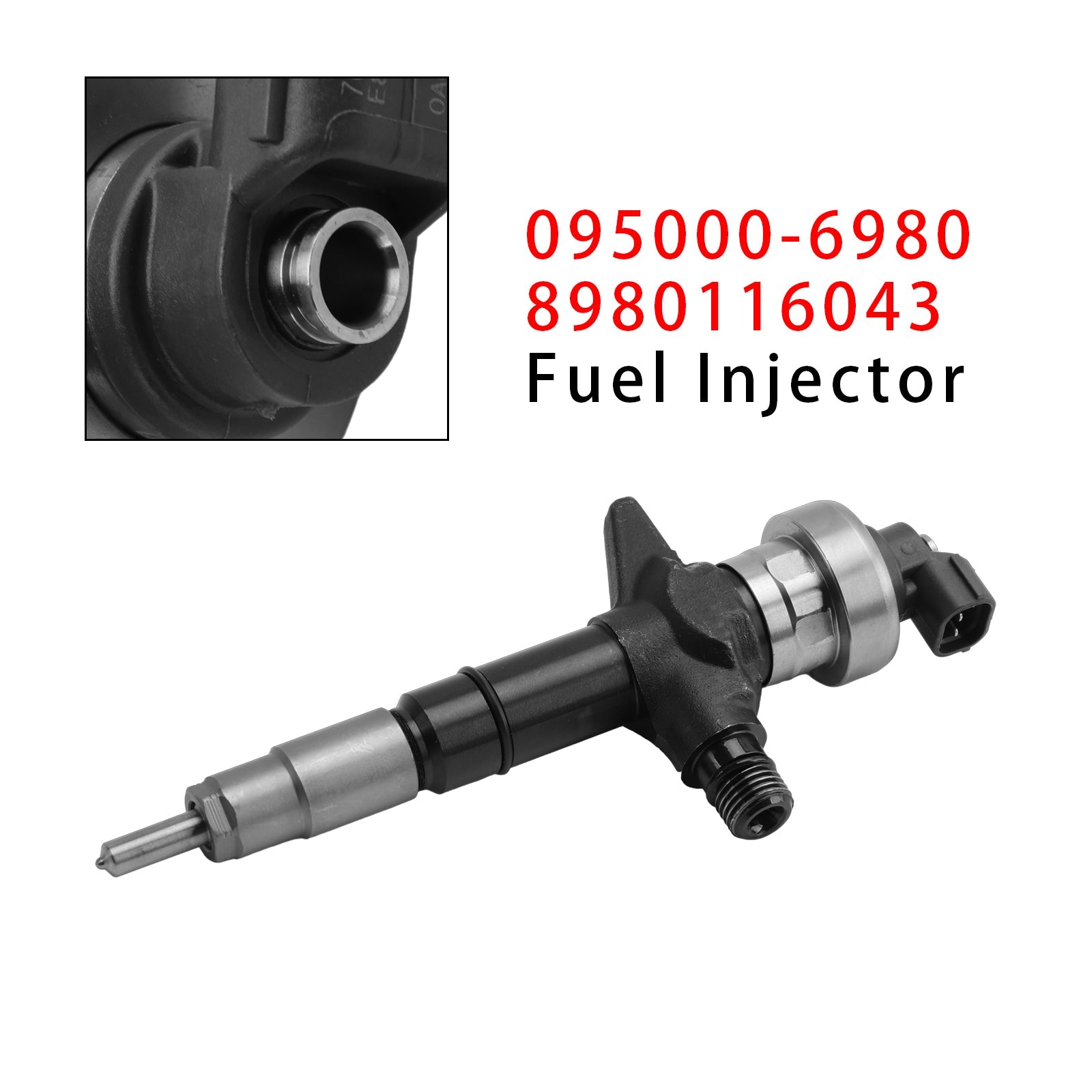 1x iniettore di carburante per Isuzu Dmax Holden 3.0L 4JJ1 095000-6980 8980116043