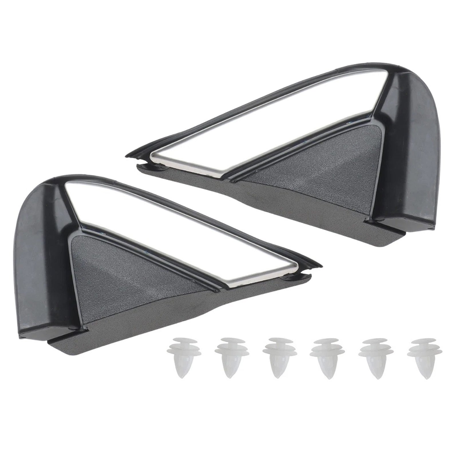 Paar sierlijsten&Hoekbeschermer voor de voorruit voor GMC Terrain 2018-2024