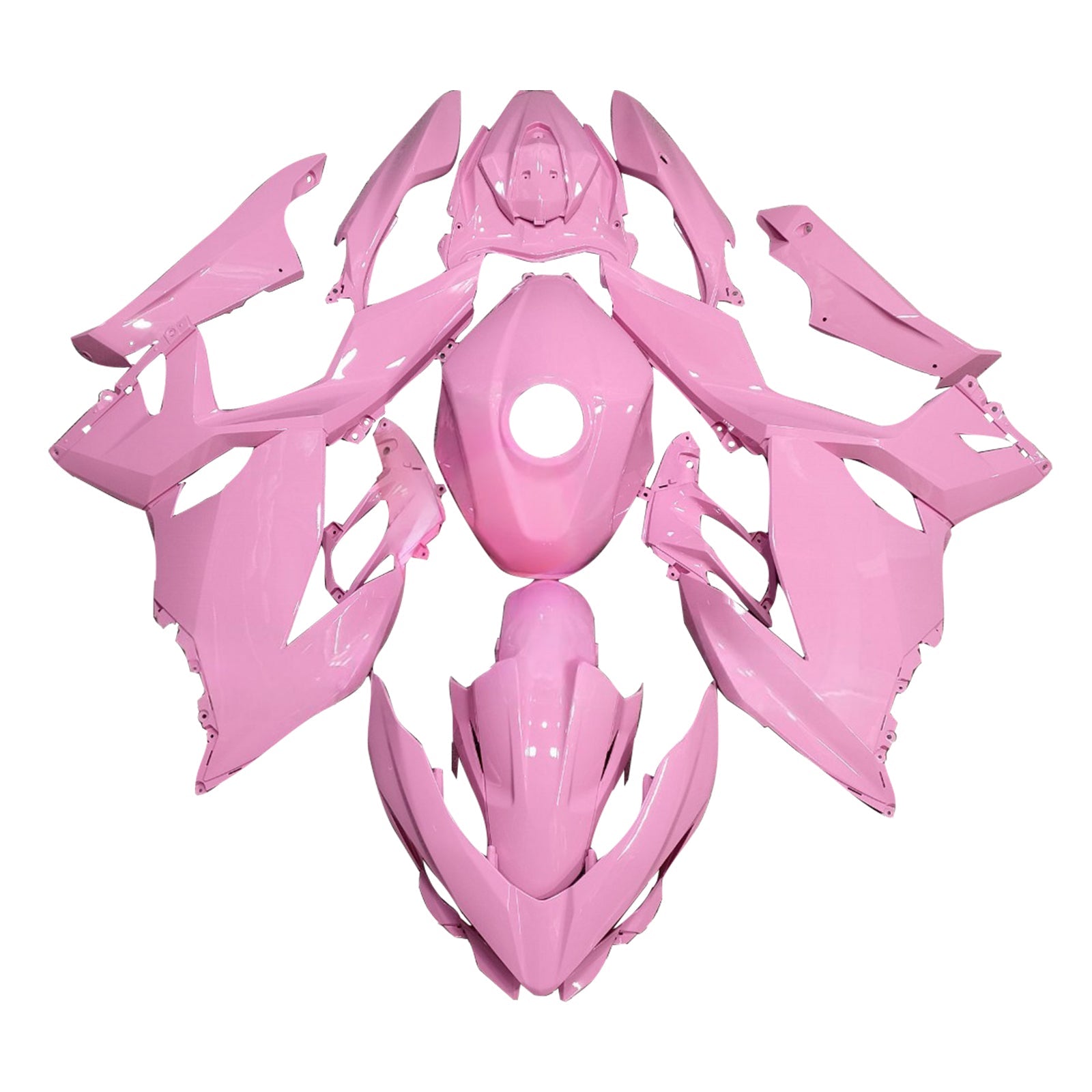 Kit di carenatura a iniezione, carrozzeria in plastica ABS per Kawasaki EX400 Ninja400 2018-2024