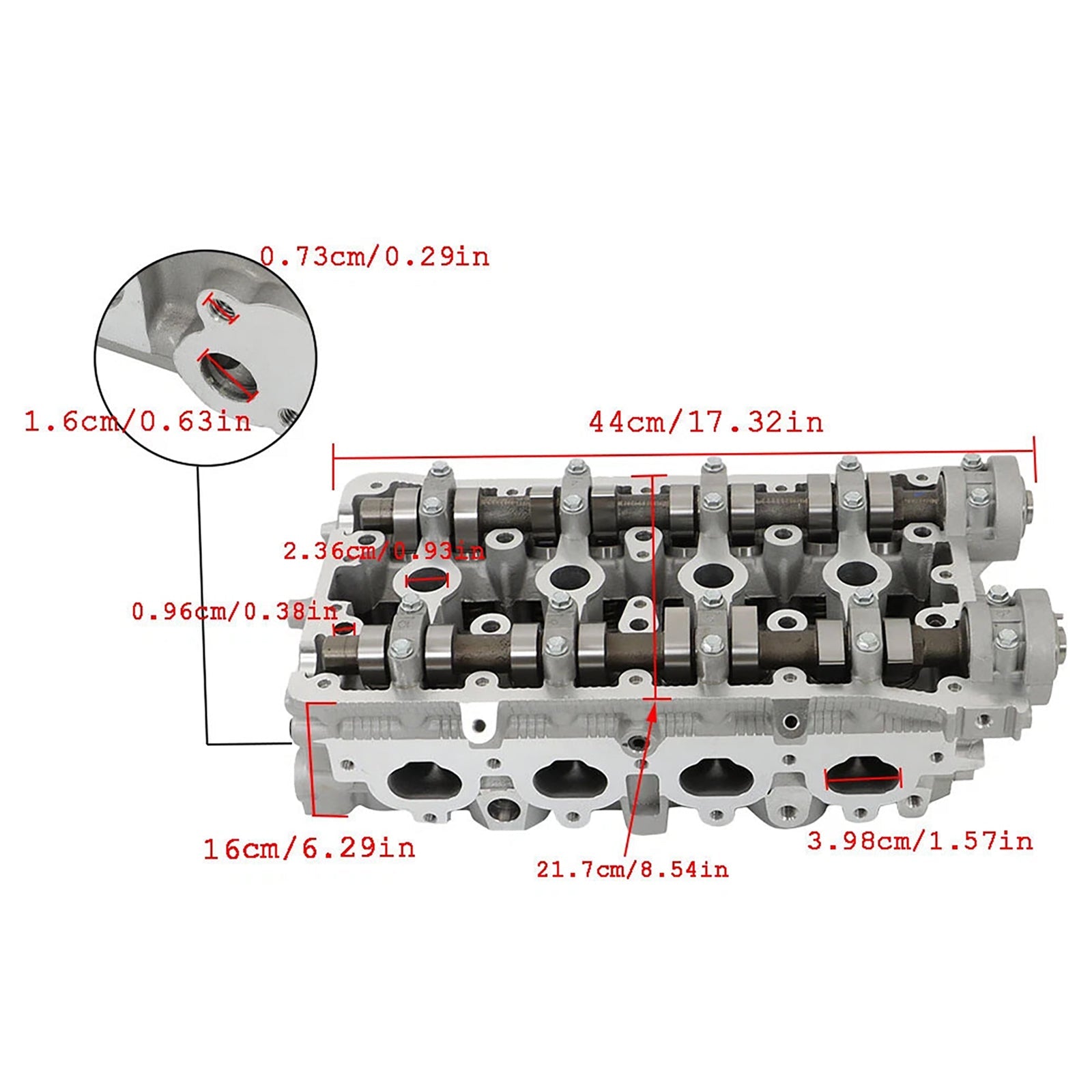 Culata para motor Chevrolet Aveo 1.6L (2004-2007) F16D3 96446922