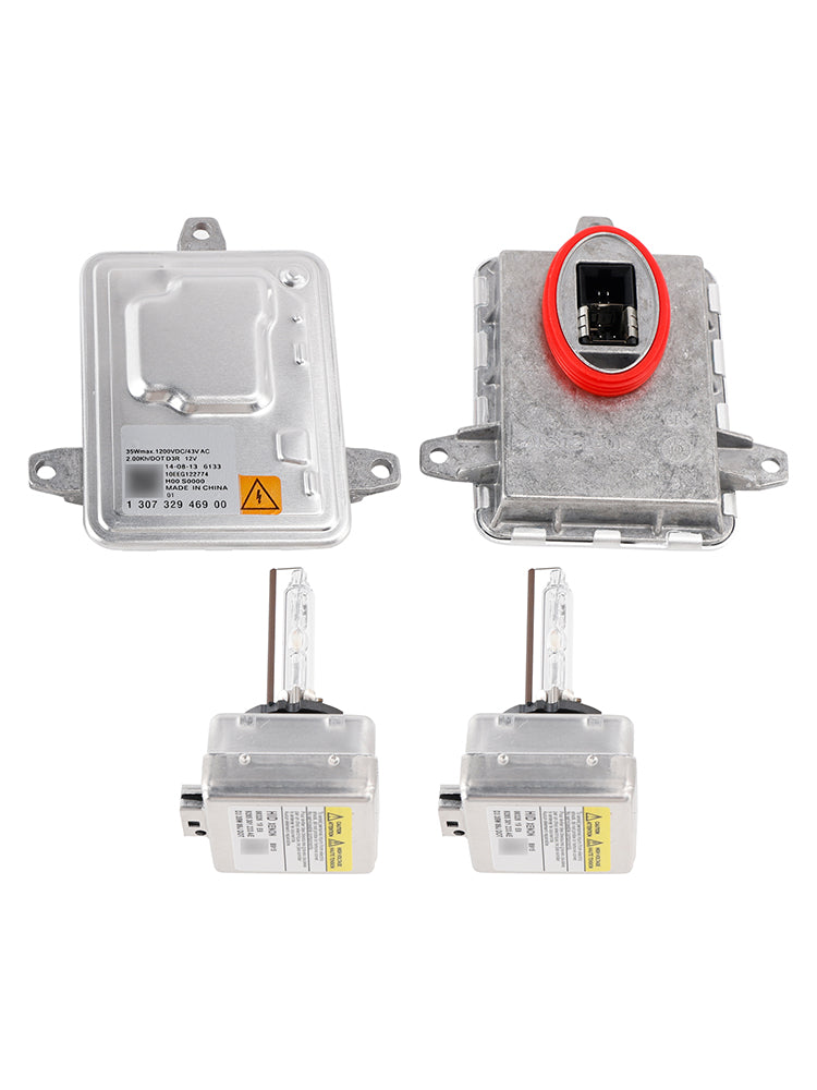 Kit de ballast xénon, unité de contrôle HID et ampoules D3S pour Jeep Cherokee 2014-2018